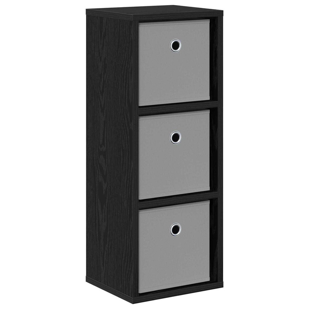Kreveta s ladicama Crni hrast 25,5 x 22 x 69,5 cm