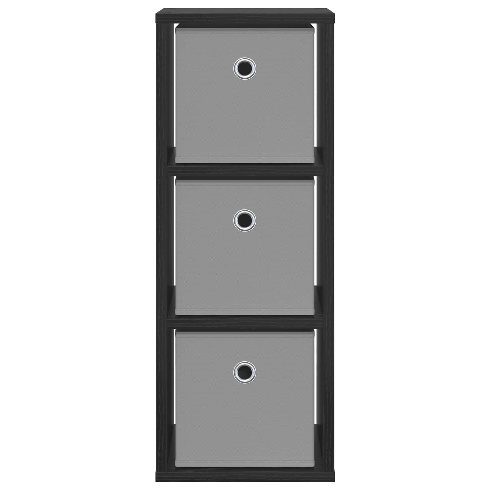 Kreveta s ladicama Crni hrast 25,5 x 22 x 69,5 cm