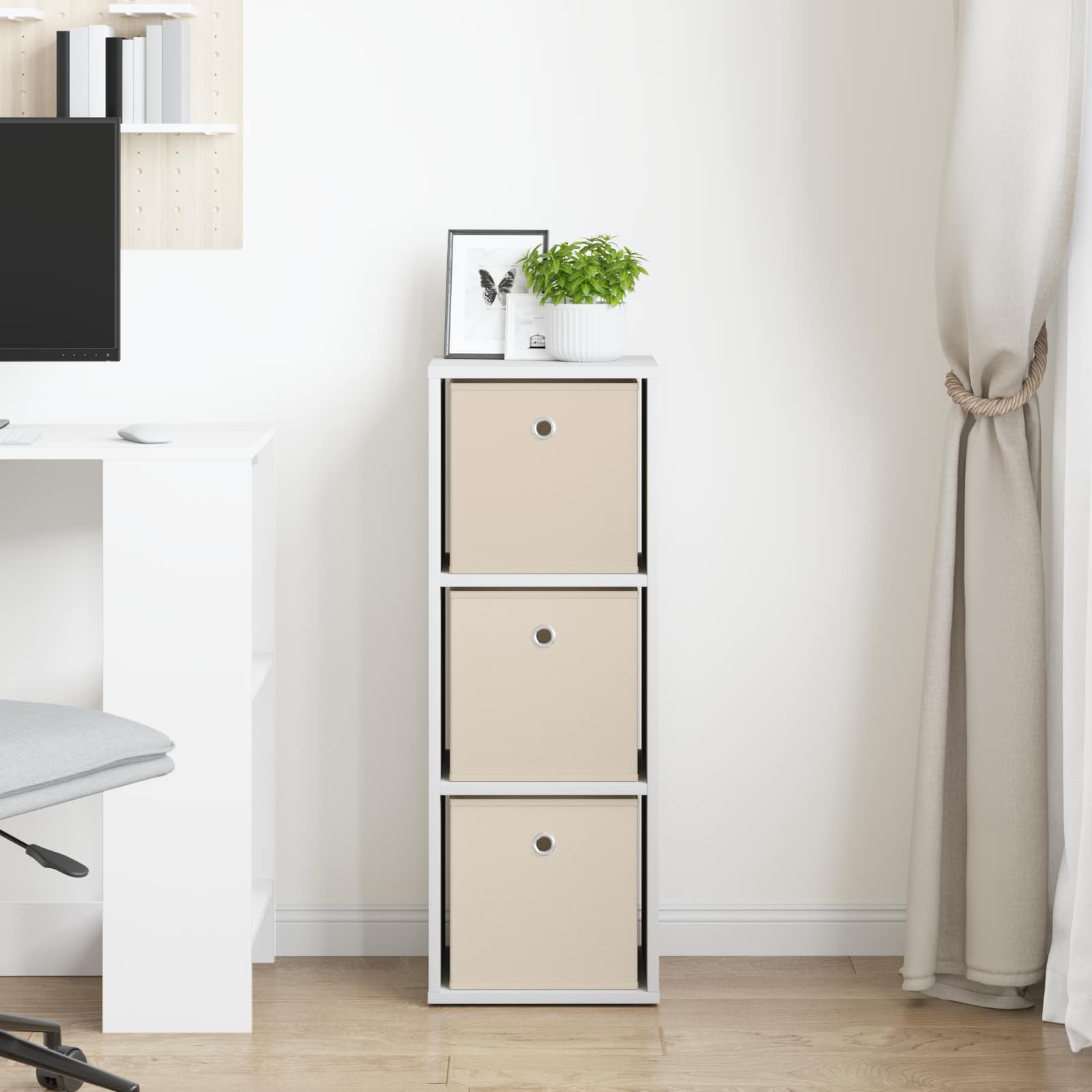 Kreveta s ladicama Bijelo 30,5 x 27 x 84,5 cm