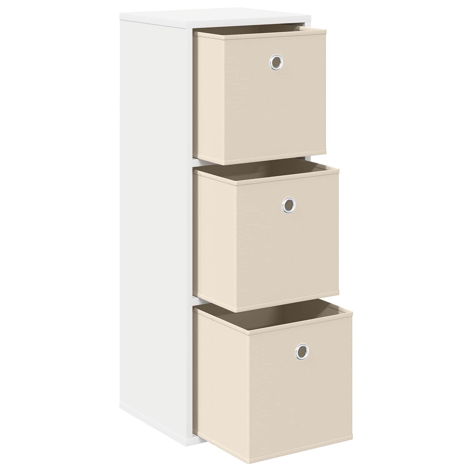 Kreveta s ladicama Bijelo 30,5 x 27 x 84,5 cm