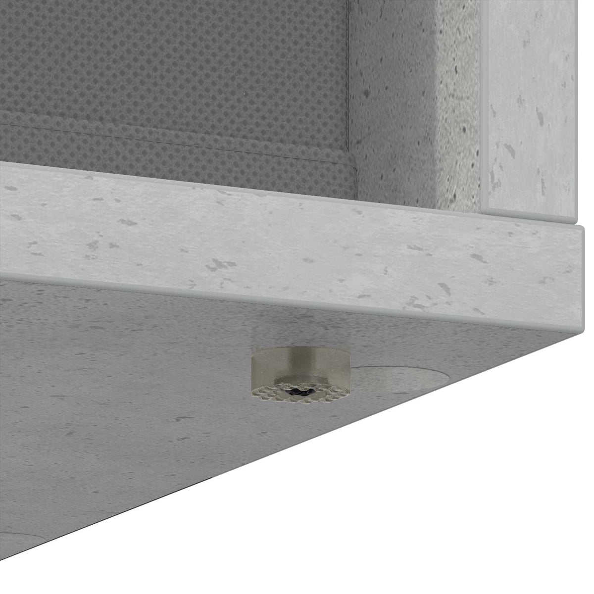 Kreveta s ladicama Betonski sivi 30,5 x 27 x 84,5 cm