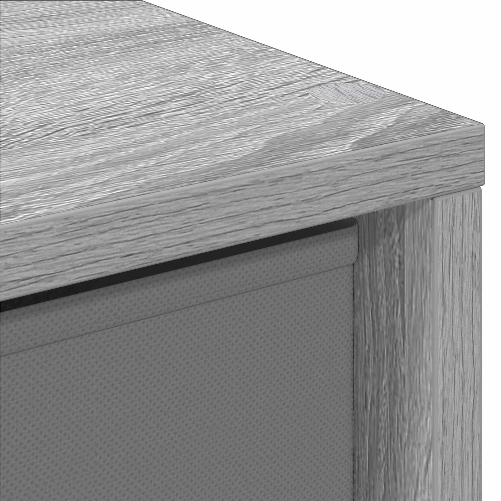 Kreveta s ladicama Siva Sonoma 30,5 x 27 x 84,5 cm
