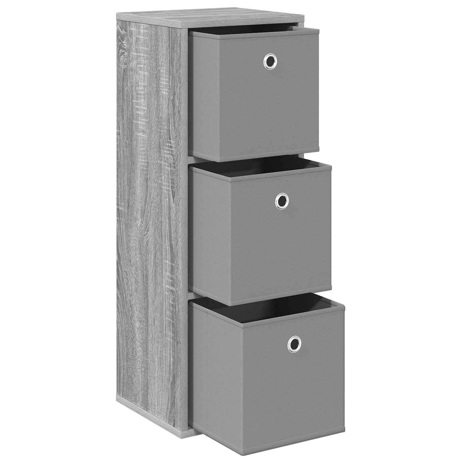 Kreveta s ladicama Siva Sonoma 30,5 x 27 x 84,5 cm