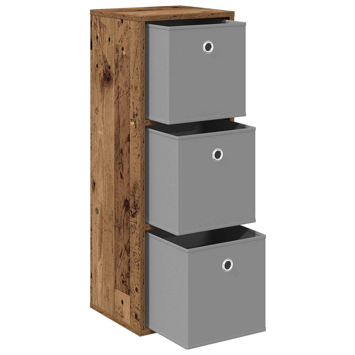 Kreveta s ladicama Staro drvo 30,5 x 27 x 84,5 cm