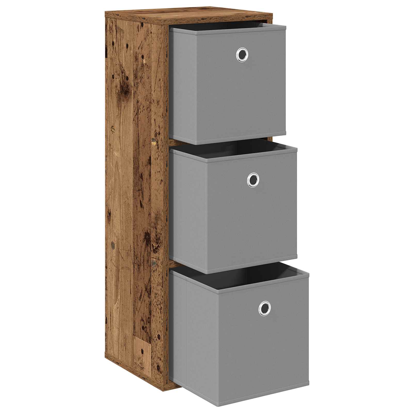 Kreveta s ladicama Staro drvo 30,5 x 27 x 84,5 cm