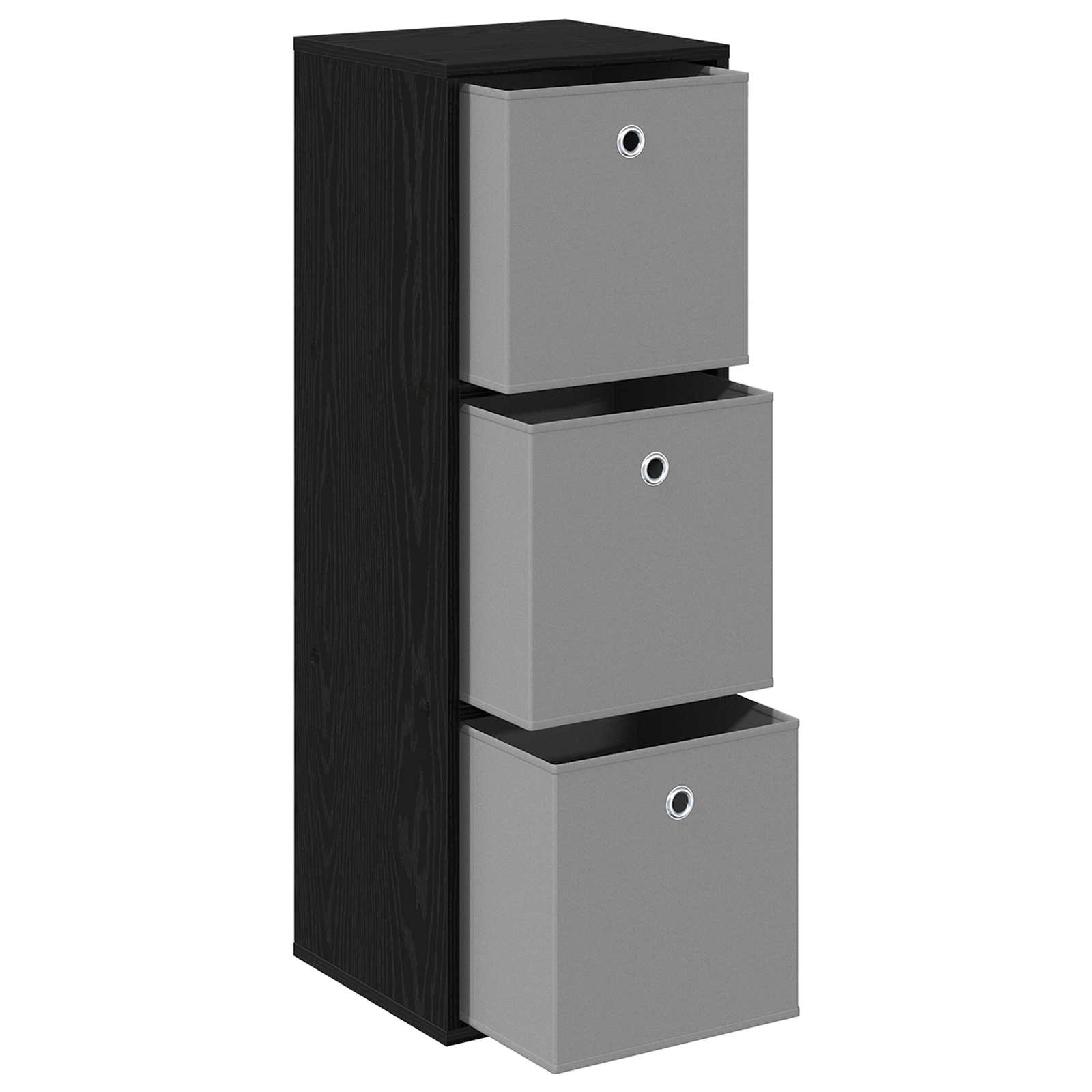 Kreveta s ladicama Crni hrast 35 x 32 x 99,5 cm