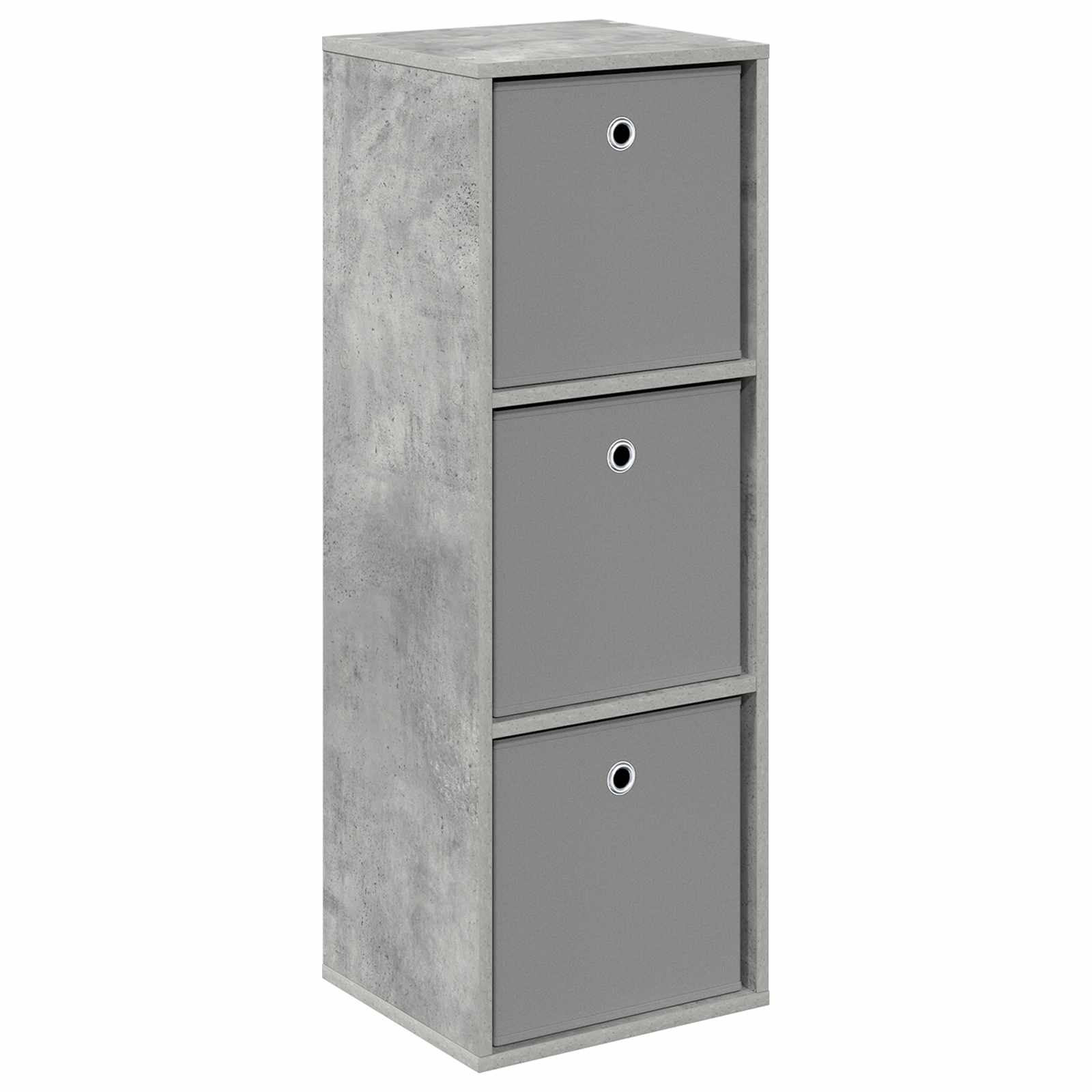 Kreveta s ladicama Betonski sivi 35 x 32 x 99,5 cm