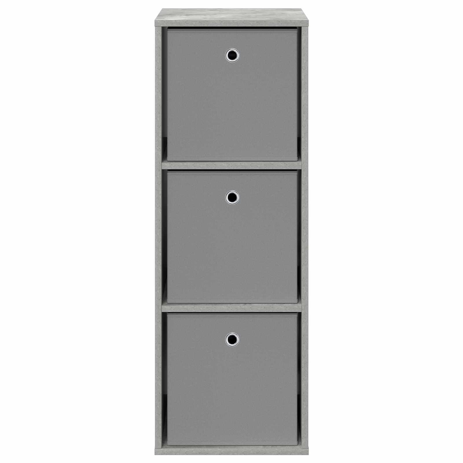Kreveta s ladicama Betonski sivi 35 x 32 x 99,5 cm