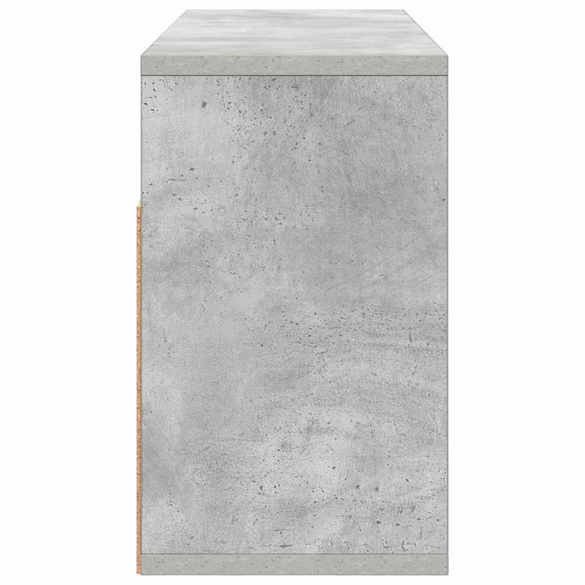 Nizak ormarić s ladicama Betonski sivi 72 x 22,5 x 38 cm
