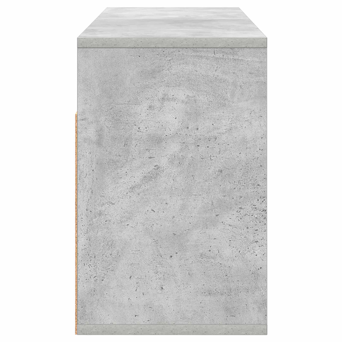 Nizak ormarić s ladicama Betonski sivi 87 x 27,5 x 43 cm