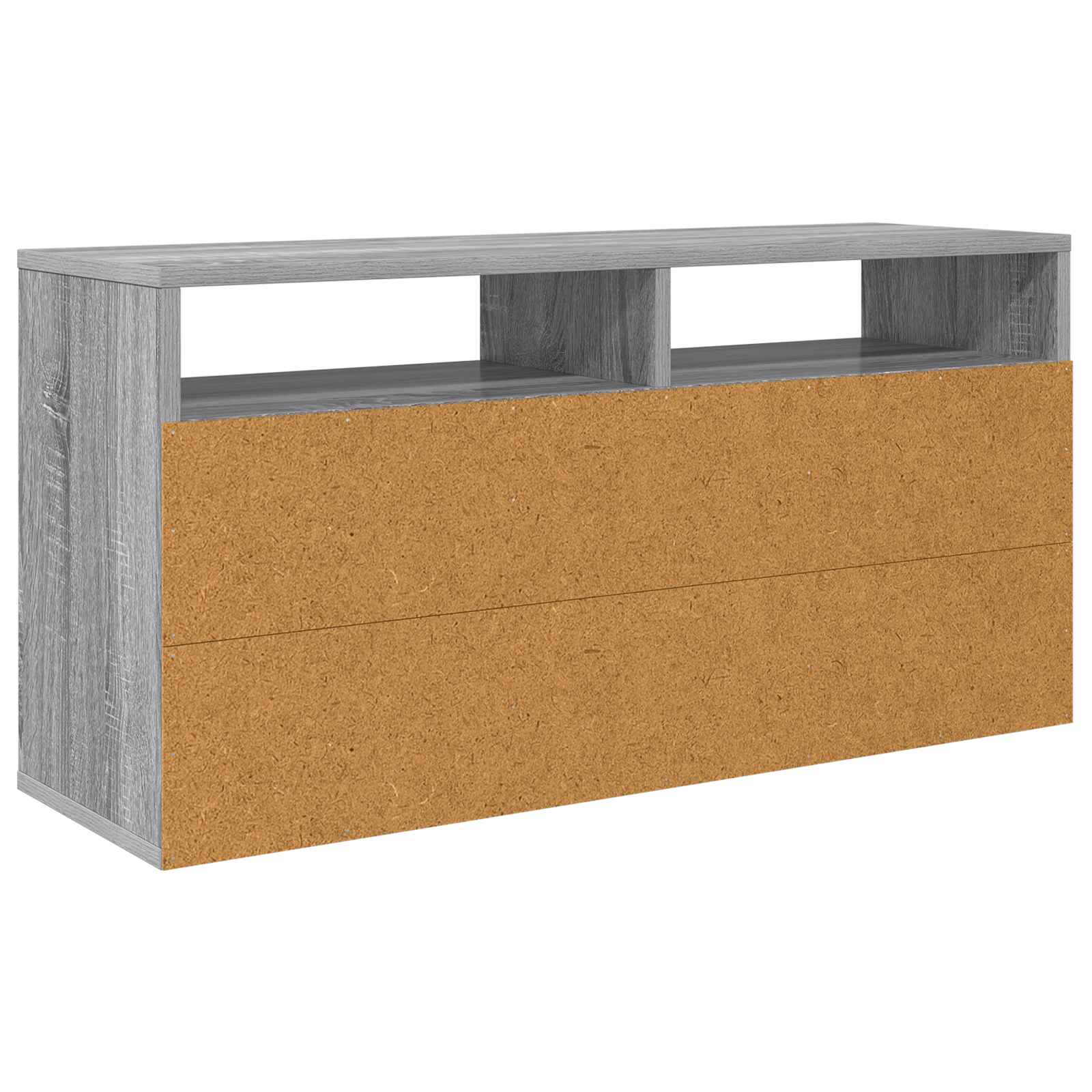 Nizak ormarić s ladicama Siva Sonoma 87 x 27,5 x 43 cm