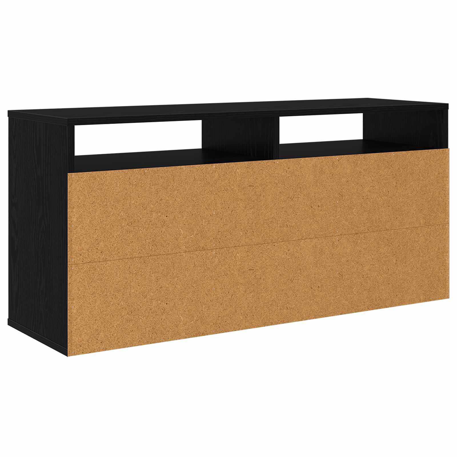 Nizak ormarić s ladicama Crni hrast 102 x 32 x 48,5 cm