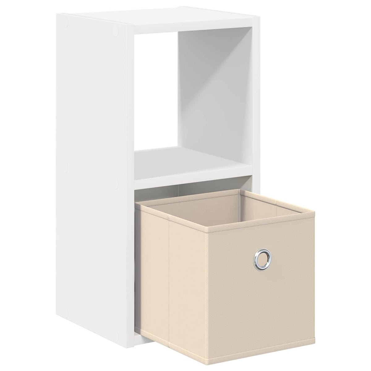 Noćni ormarić s ladicama 2 pcs Bijelo 25,5 x 22 x 49,5 cm