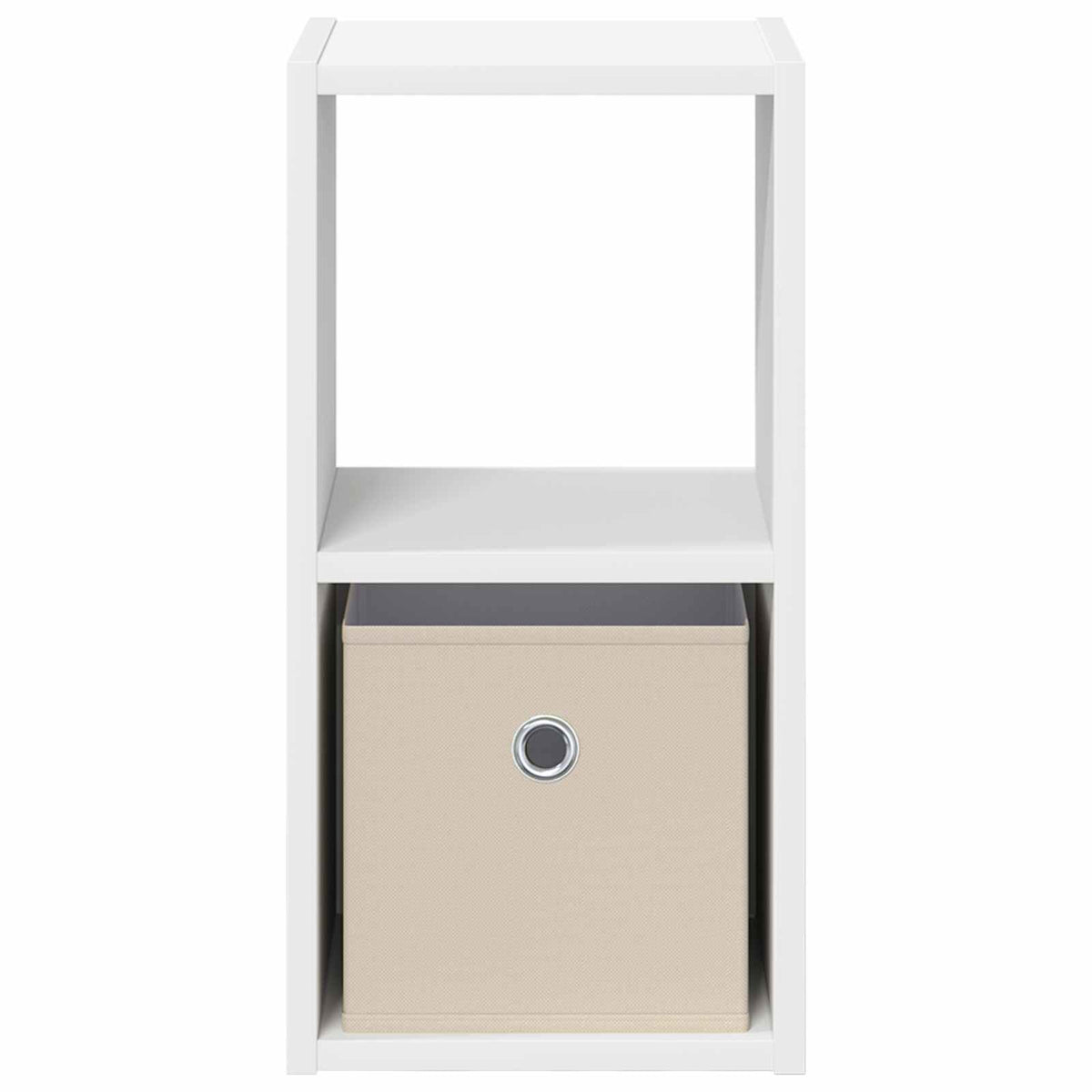 Noćni ormarić s ladicama 2 pcs Bijelo 25,5 x 22 x 49,5 cm