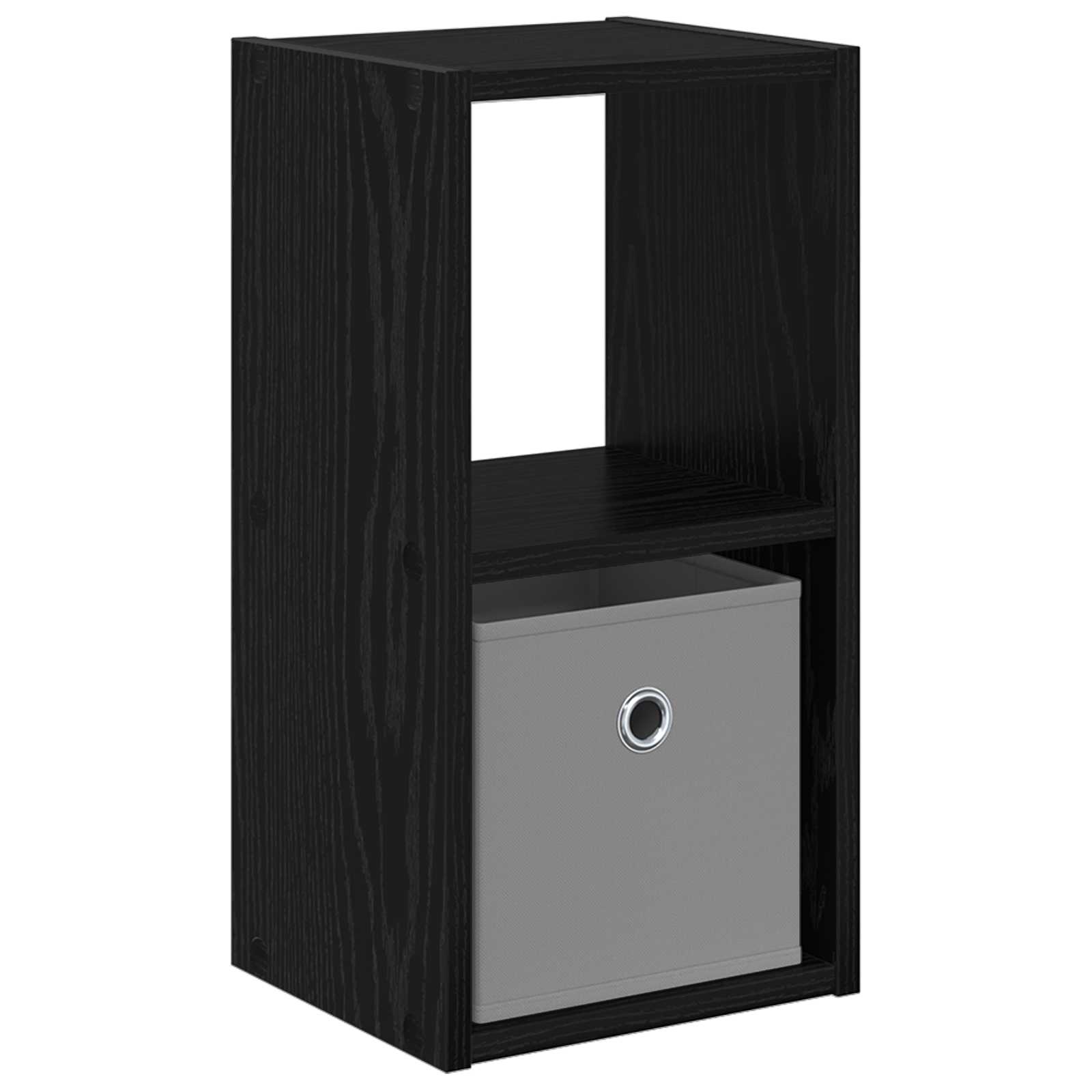 Noćni ormarić Crni hrast 25,5 x 22 x 49,5 cm Konstruirano drvo