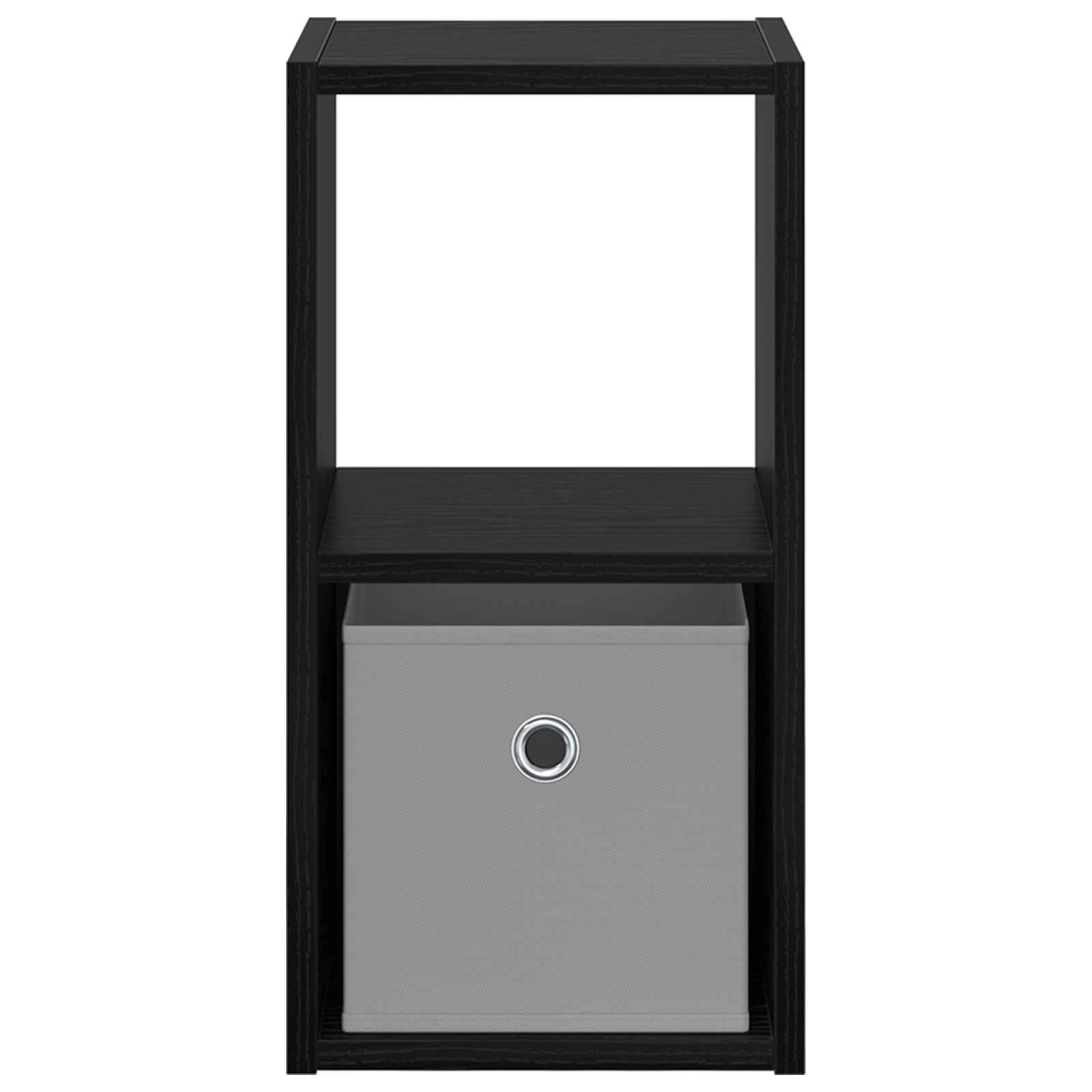 Noćni ormarić s ladicama 2 pcs Crni hrast 25,5 x 22 x 49,5 cm