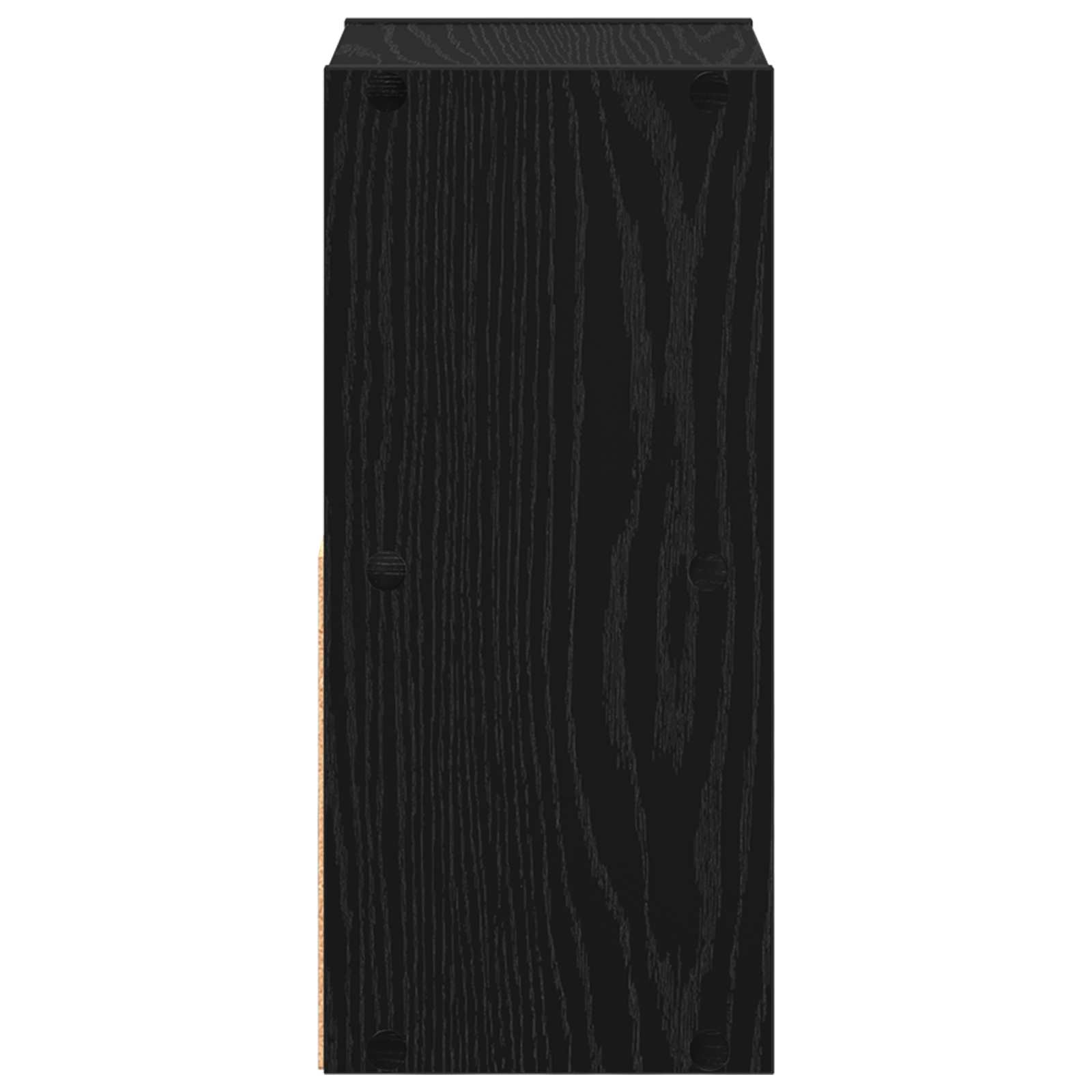 Noćni ormarić s ladicama 2 pcs Crni hrast 25,5 x 22 x 49,5 cm