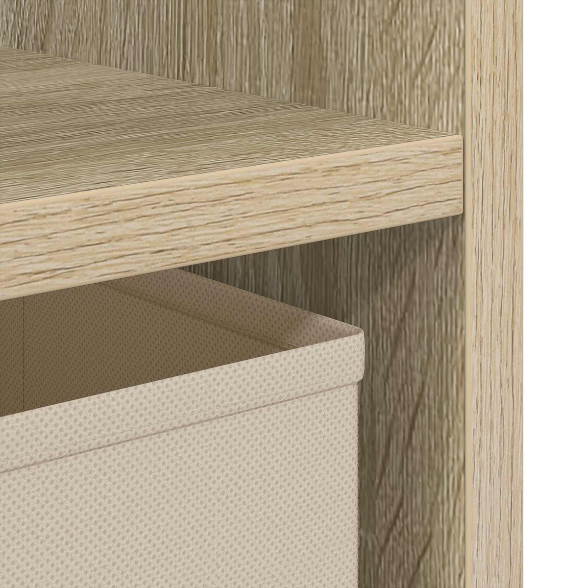 Noćni ormarić s ladicama Sonoma hrast 25,5 x 22 x 49,5 cm