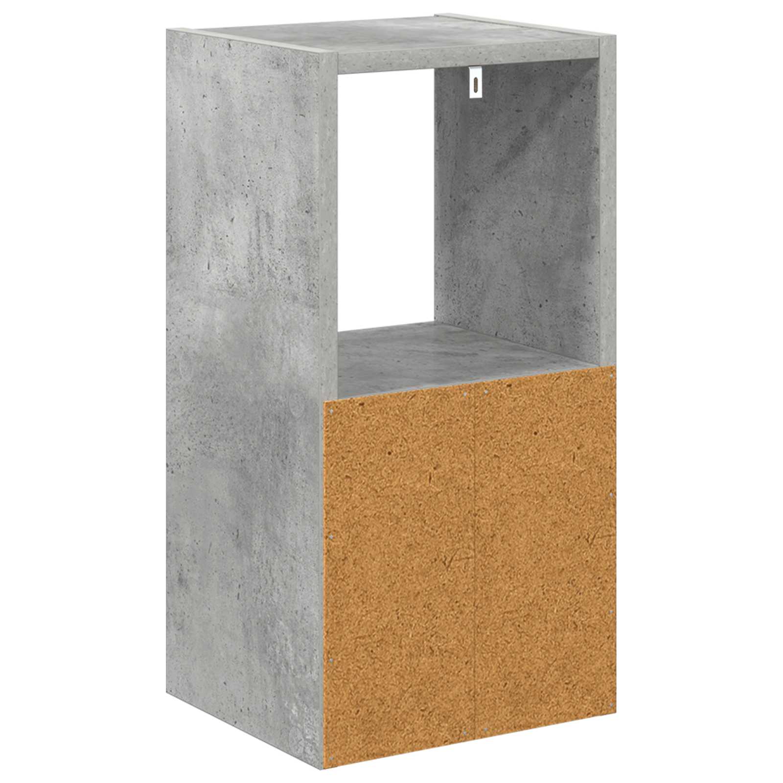 Noćni ormarić 2 pcs Betonski sivi 25,5 x 22 x 49,5 cm