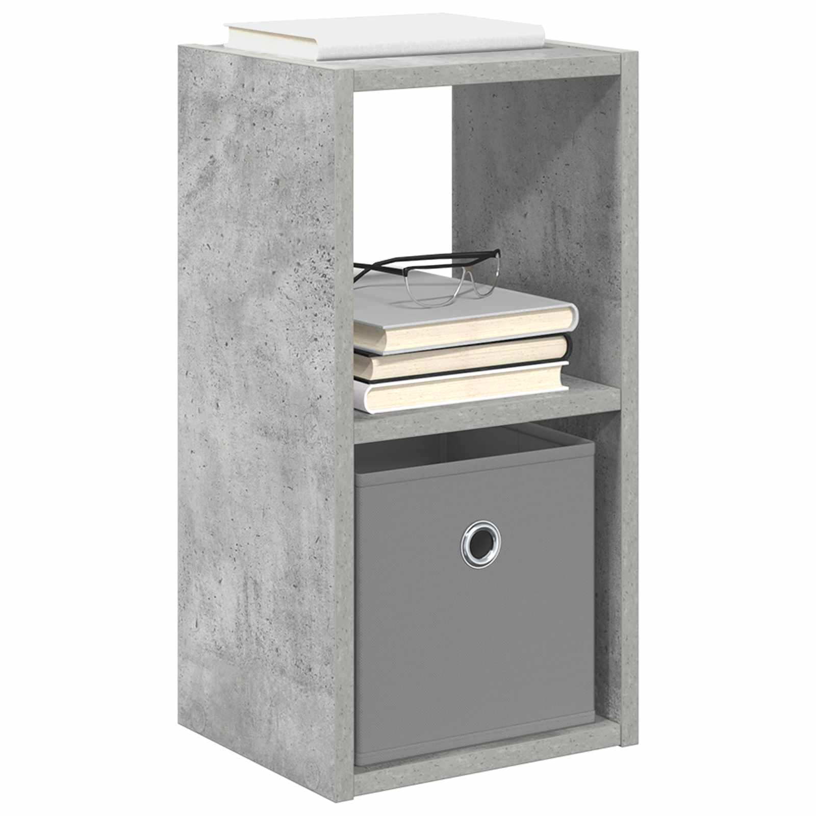 Noćni ormarić 2 pcs Betonski sivi 25,5 x 22 x 49,5 cm