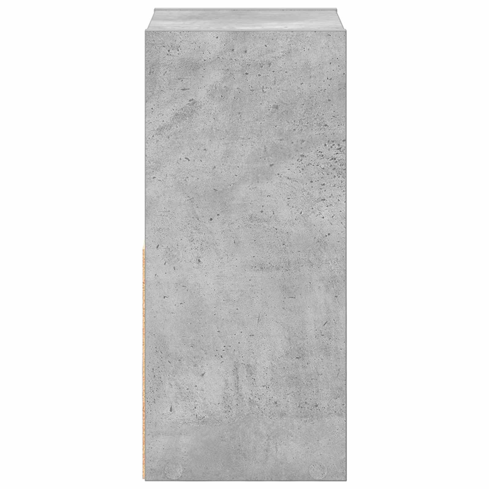 Noćni ormarić 2 pcs Betonski sivi 25,5 x 22 x 49,5 cm