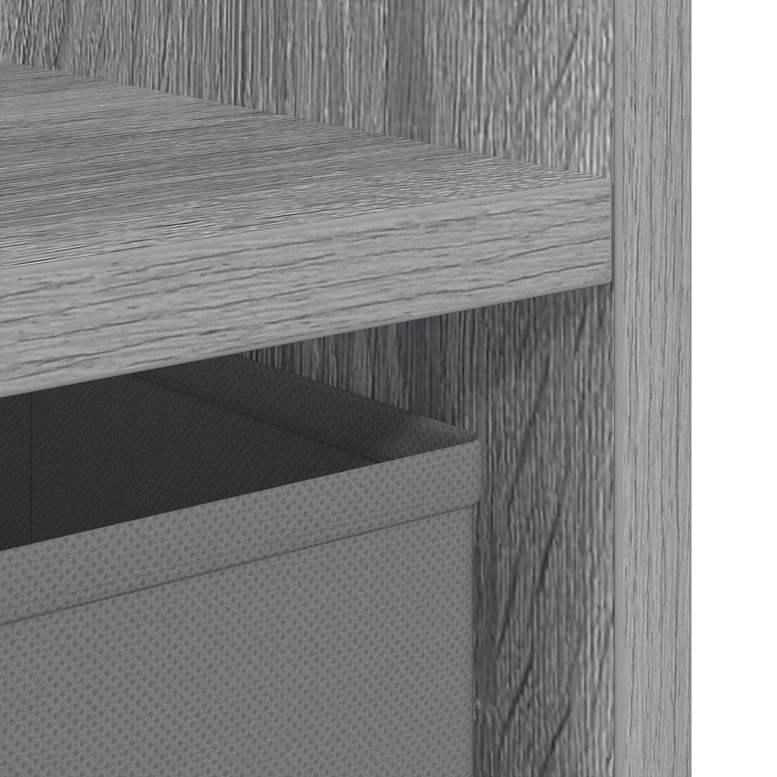 Noćni ormarić s ladicama 2 pcs Siva Sonoma 25,5 x 22 x 49,5 cm