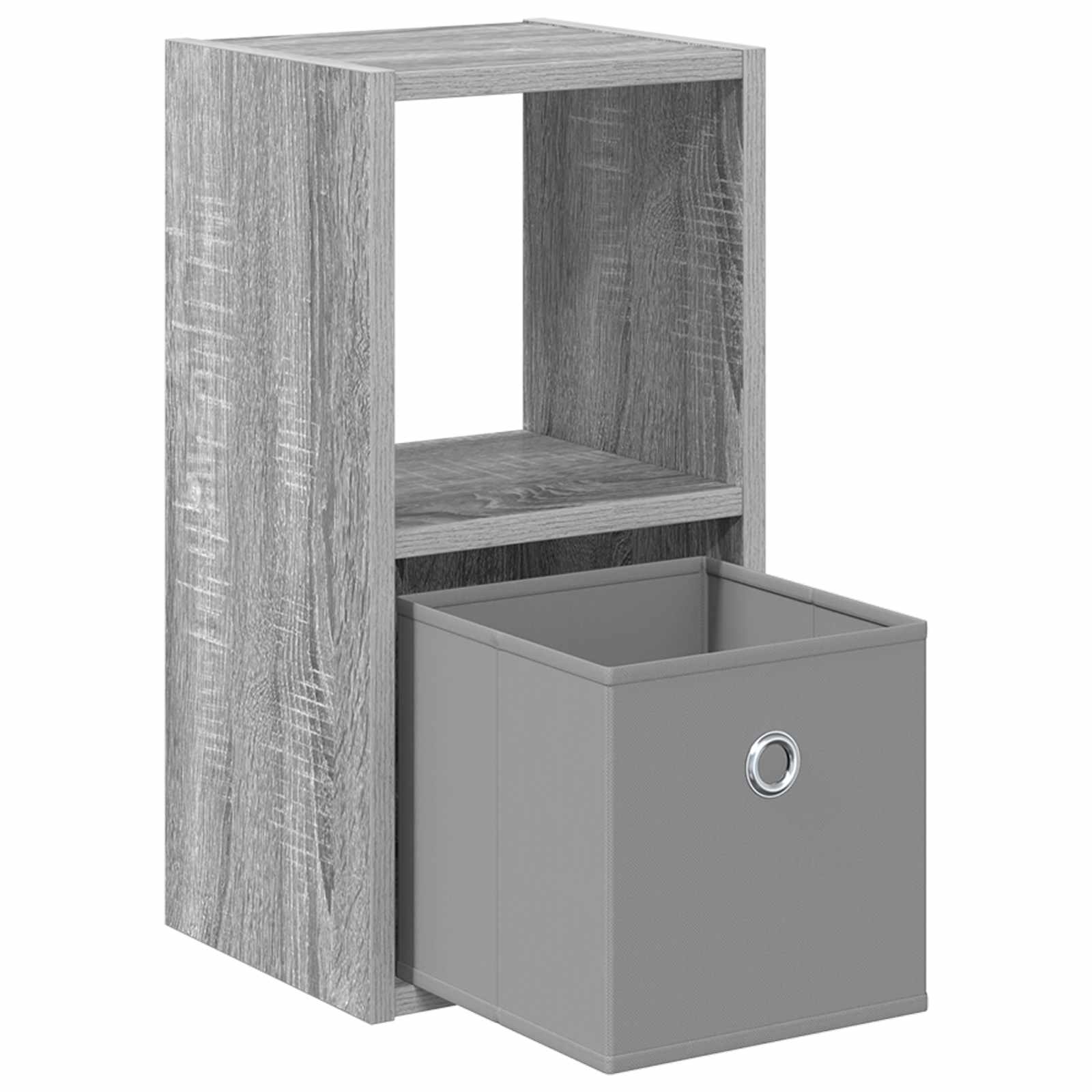 Noćni ormarić s ladicama 2 pcs Siva Sonoma 25,5 x 22 x 49,5 cm