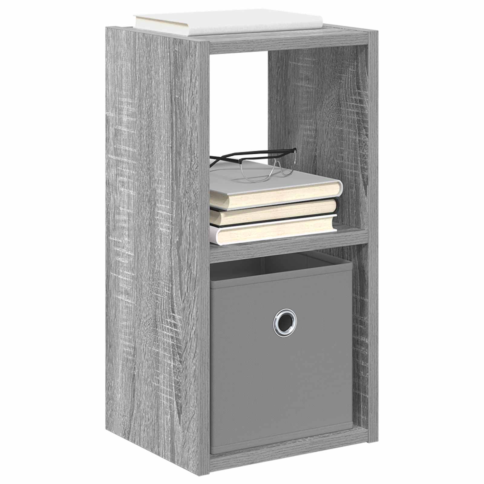 Noćni ormarić s ladicama 2 pcs Siva Sonoma 25,5 x 22 x 49,5 cm