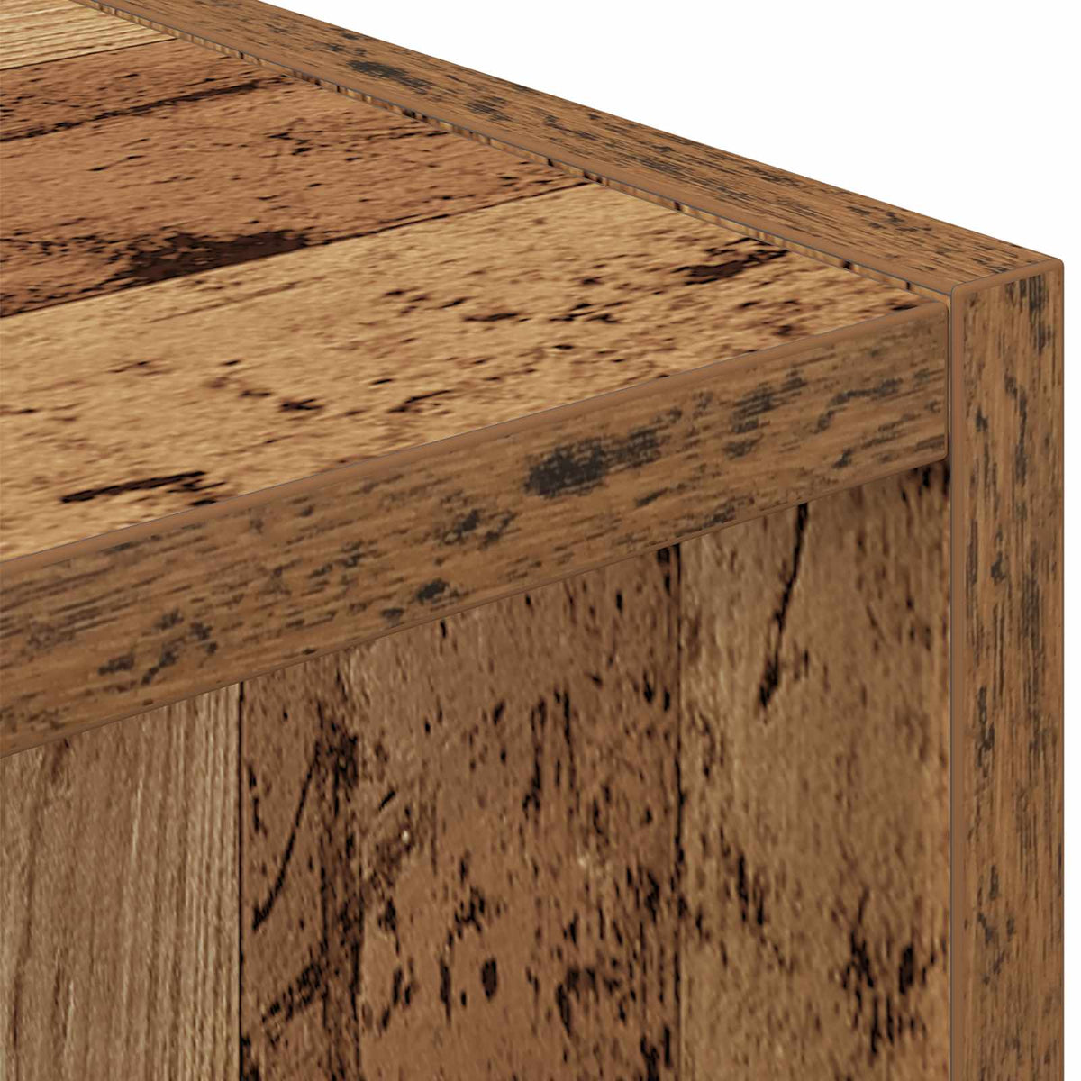 Noćni ormarić s ladicama 2 pcs Staro drvo 25,5 x 22 x 49,5 cm