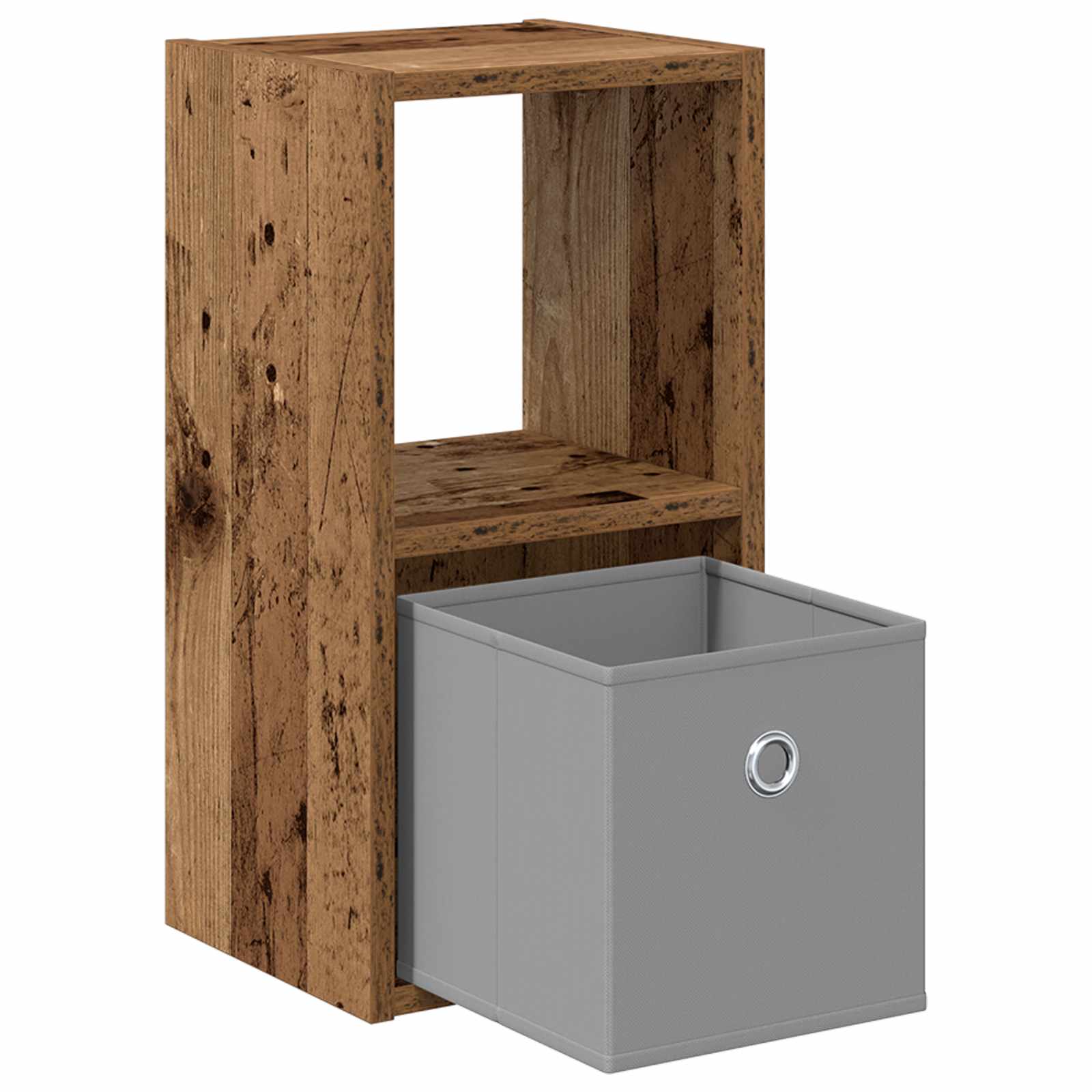 Noćni ormarić s ladicama 2 pcs Staro drvo 25,5 x 22 x 49,5 cm