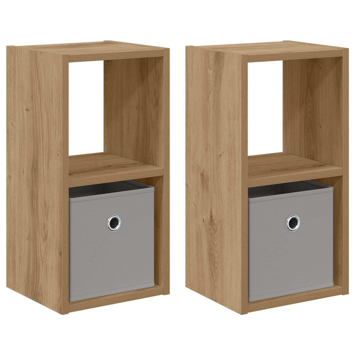 Noćni ormarić 2 pcs Umjetnički hrast 25,5 x 22 x 49,5 cm