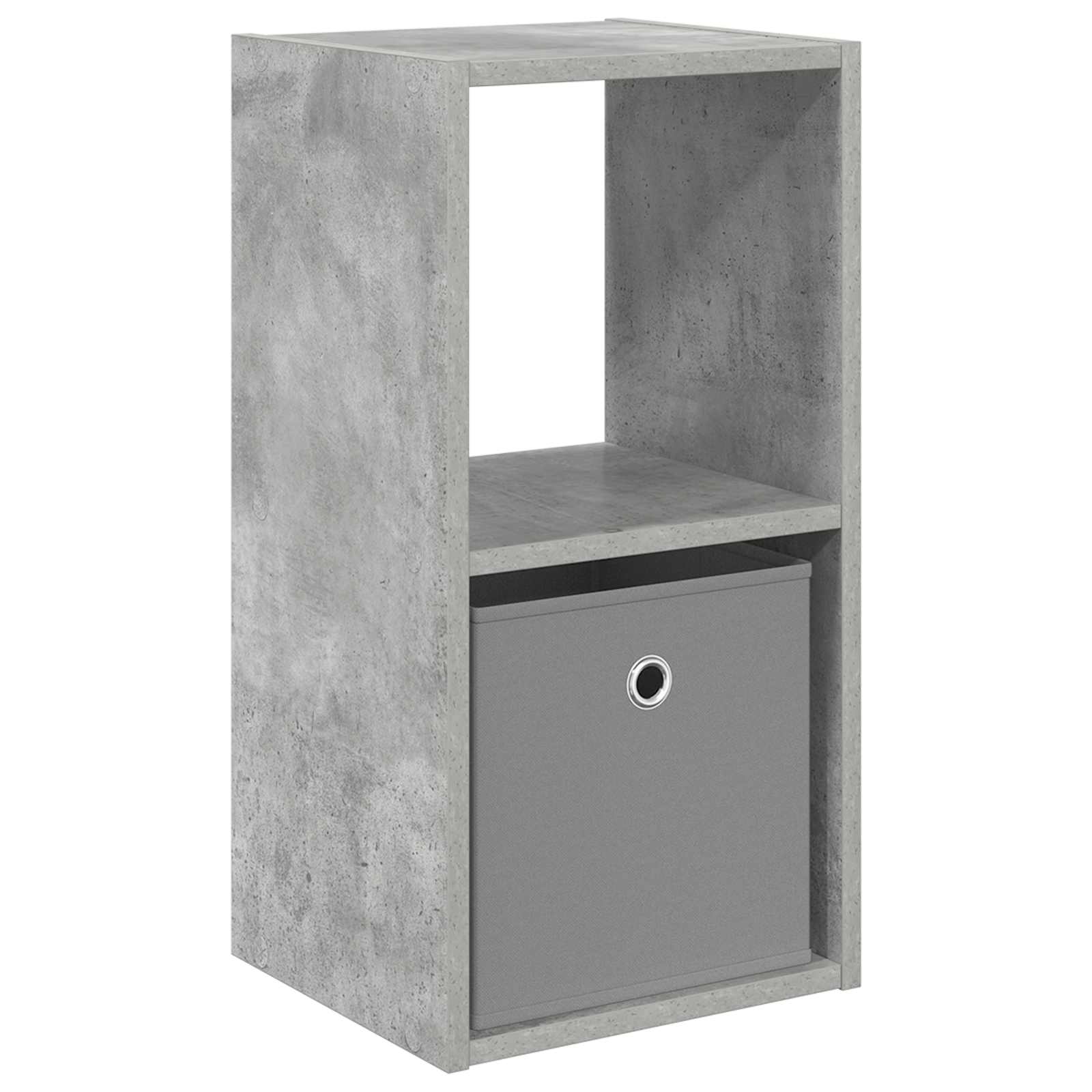 Noćni ormarić s ladicama Betonski sivi 30,5 x 27 x 59,5 cm