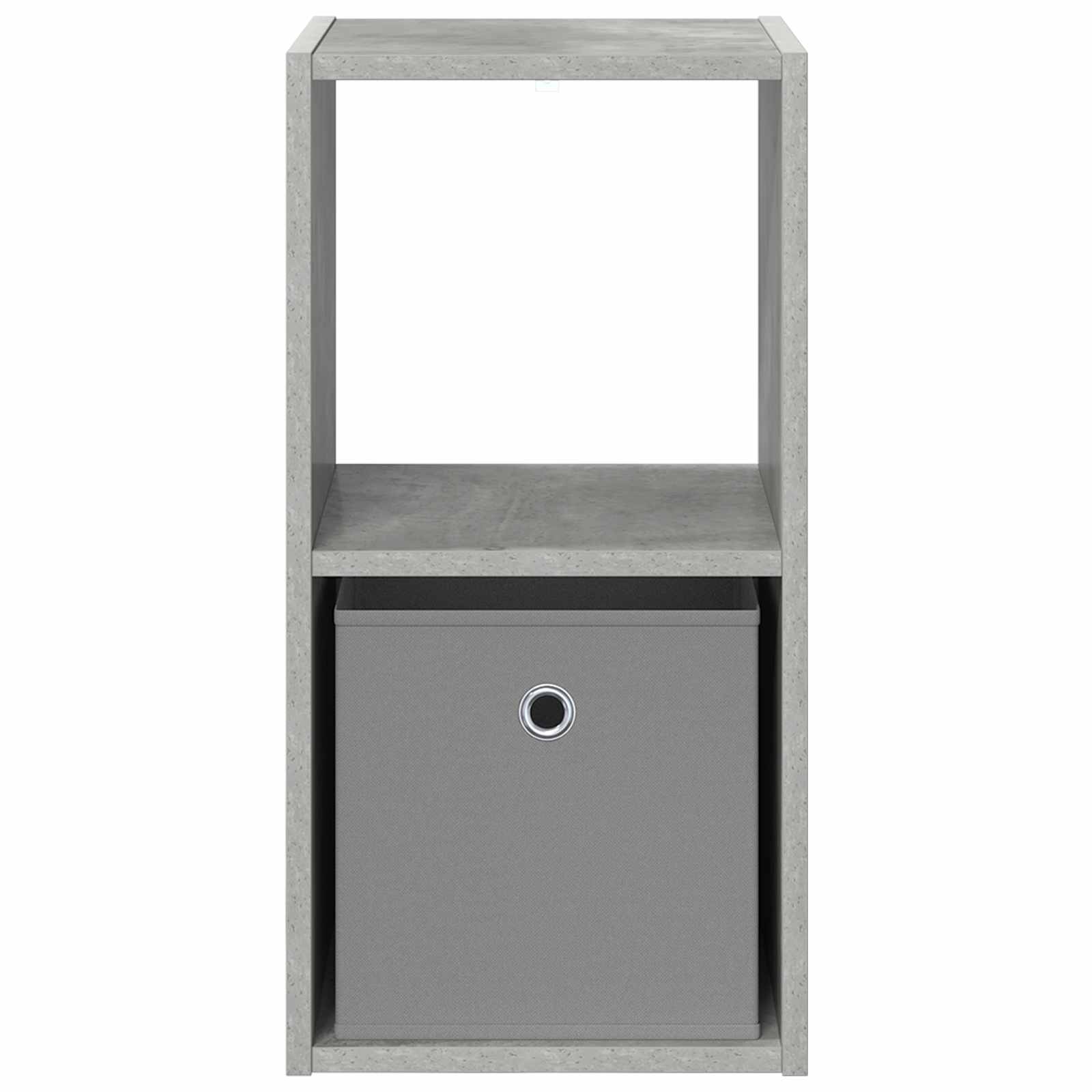 Noćni ormarić s ladicama Betonski sivi 30,5 x 27 x 59,5 cm