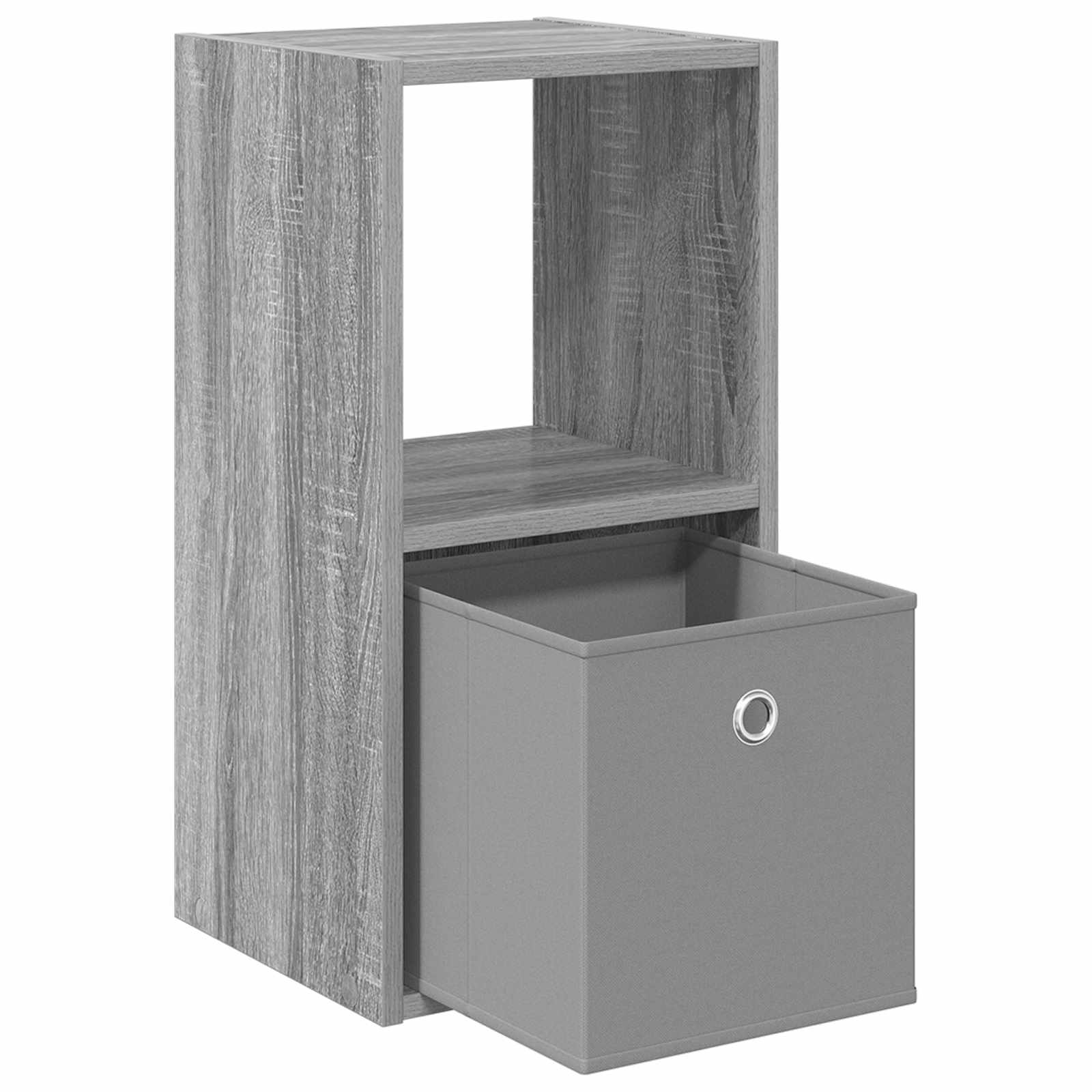 Noćni ormarić s ladicama 2 pcs Siva Sonoma 30,5 x 27 x 59,5 cm