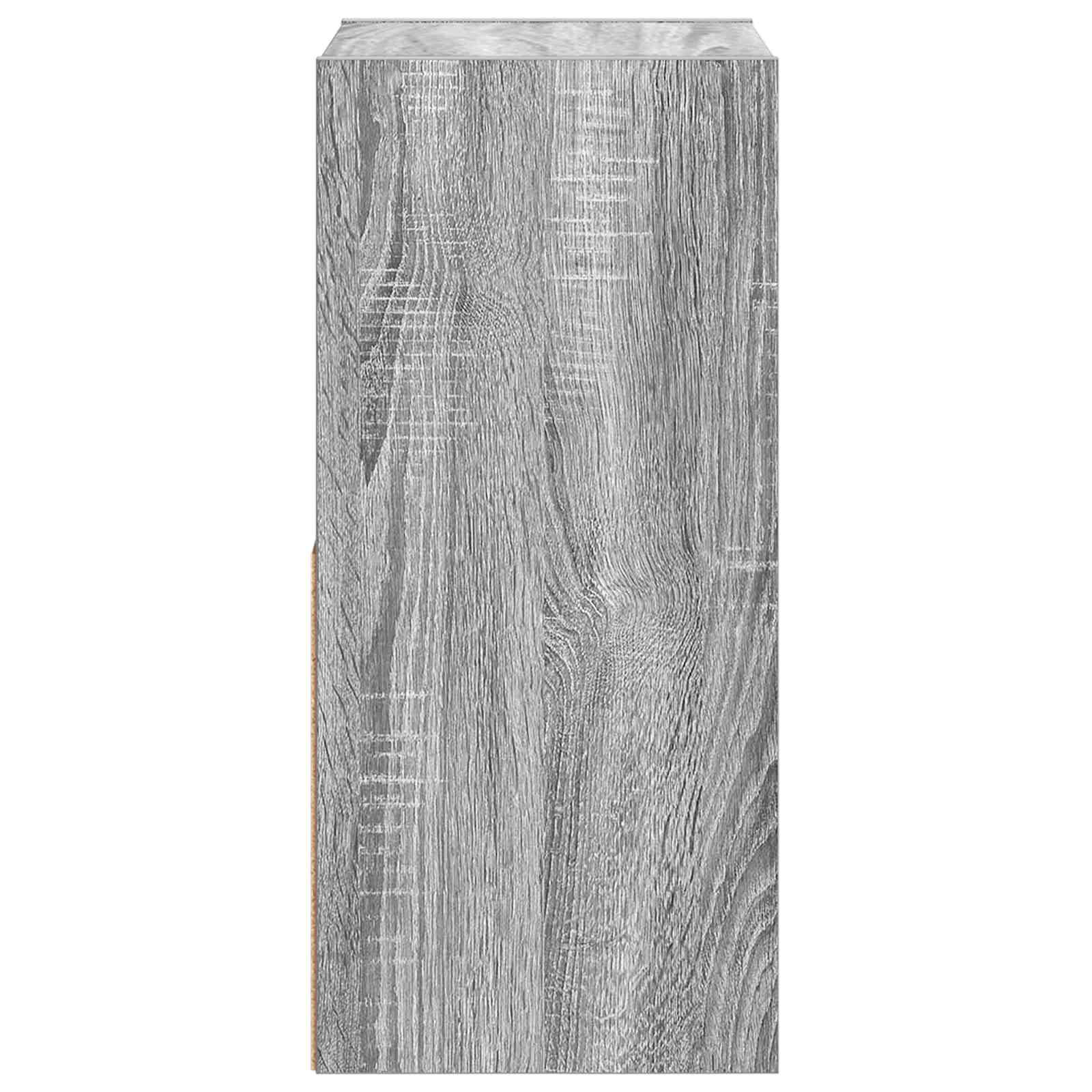 Noćni ormarić s ladicama 2 pcs Siva Sonoma 30,5 x 27 x 59,5 cm