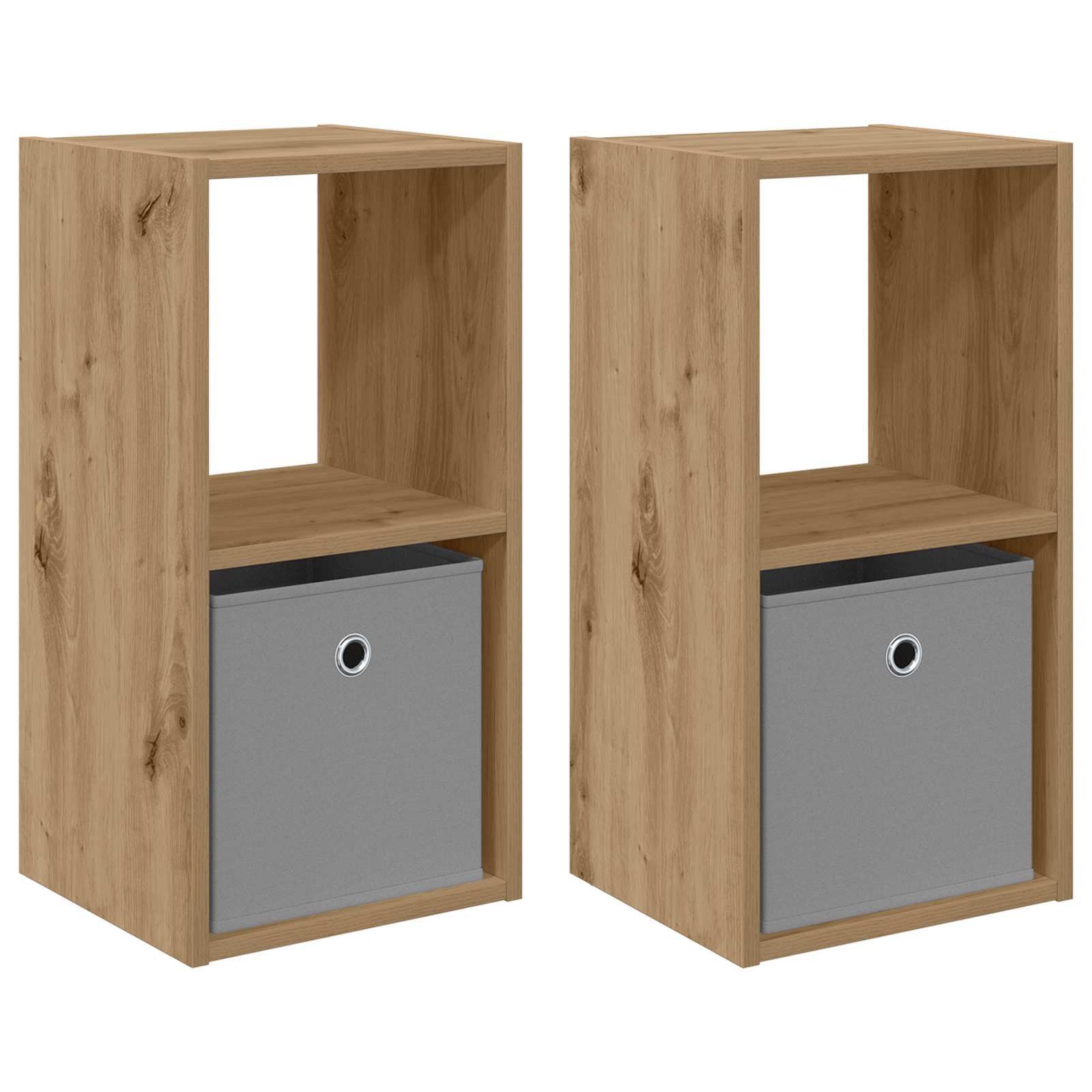 Noćni ormarić 2 pcs Umjetnički hrast 30,5 x 27 x 59,5 cm