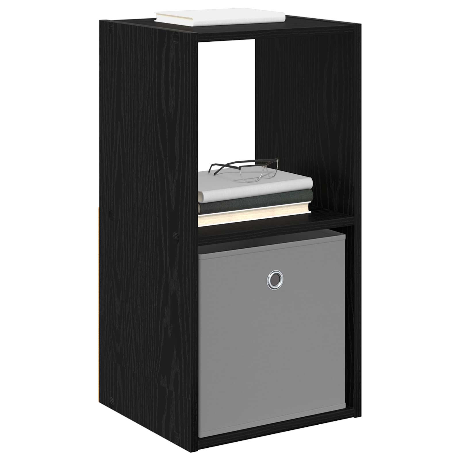 Noćni ormarić s ladicama 2 pcs Crni hrast 35 x 32 x 68,5 cm