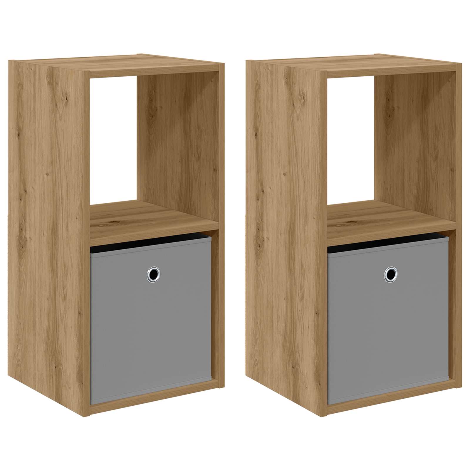 Noćni ormarić 2 pcs Umjetnički hrast 35 x 32 x 68,5 cm