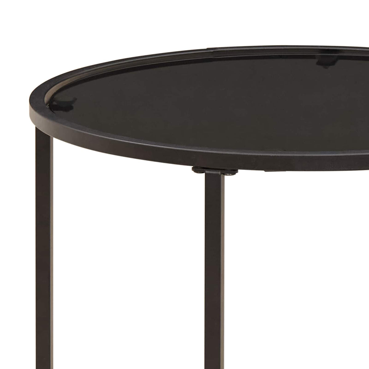 Set stolića za kavu 2 pcs 55 x 55 x 45 cm čelik
