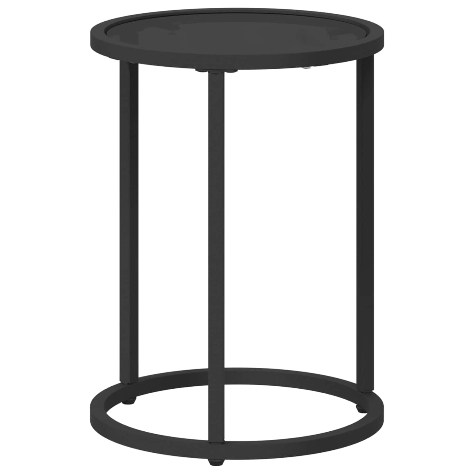 Set stolića za kavu 2 pcs 55 x 55 x 45 cm čelik
