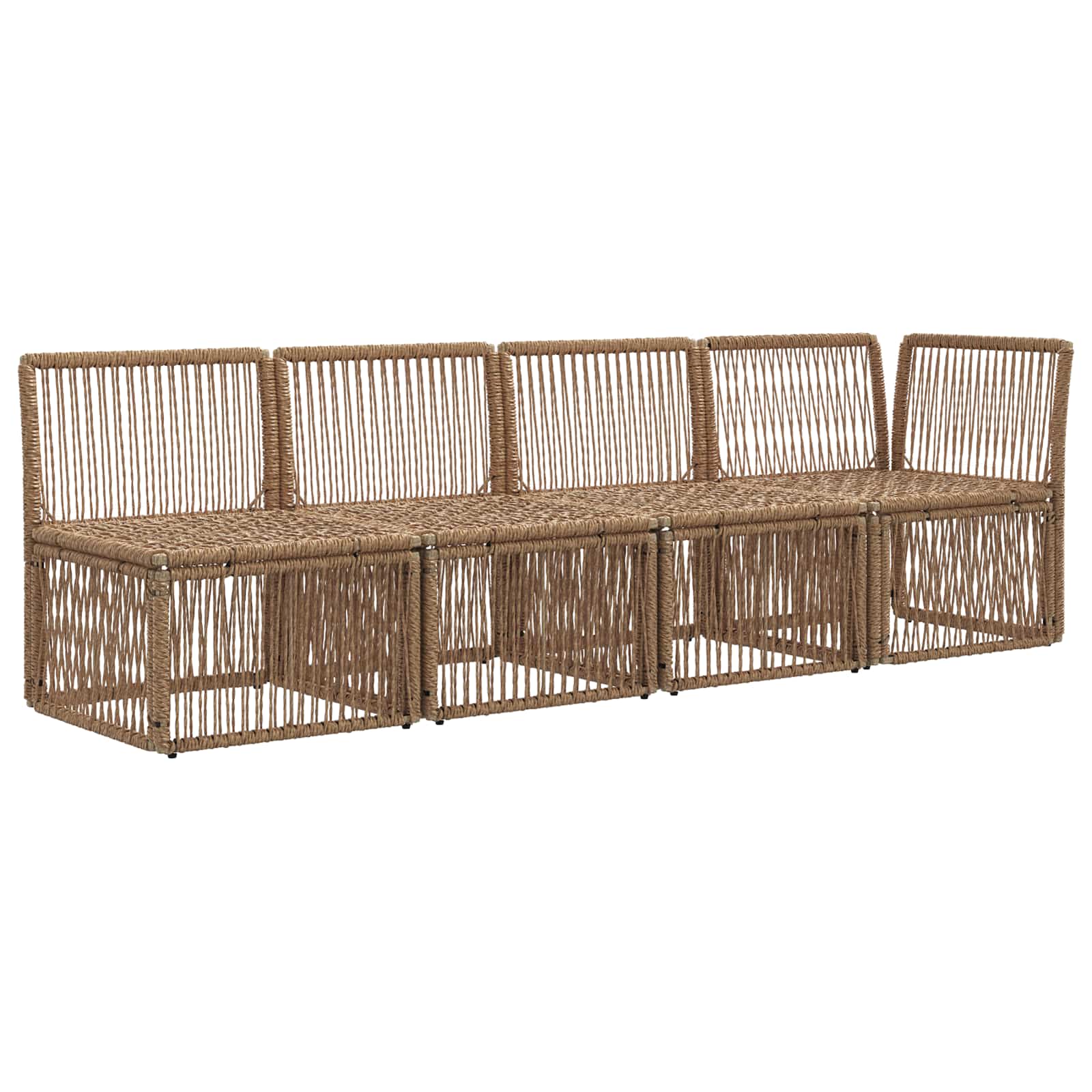 Sofa za 4 osobe s lijevom rukom 4 pcs 4-Broj sjedala Bež