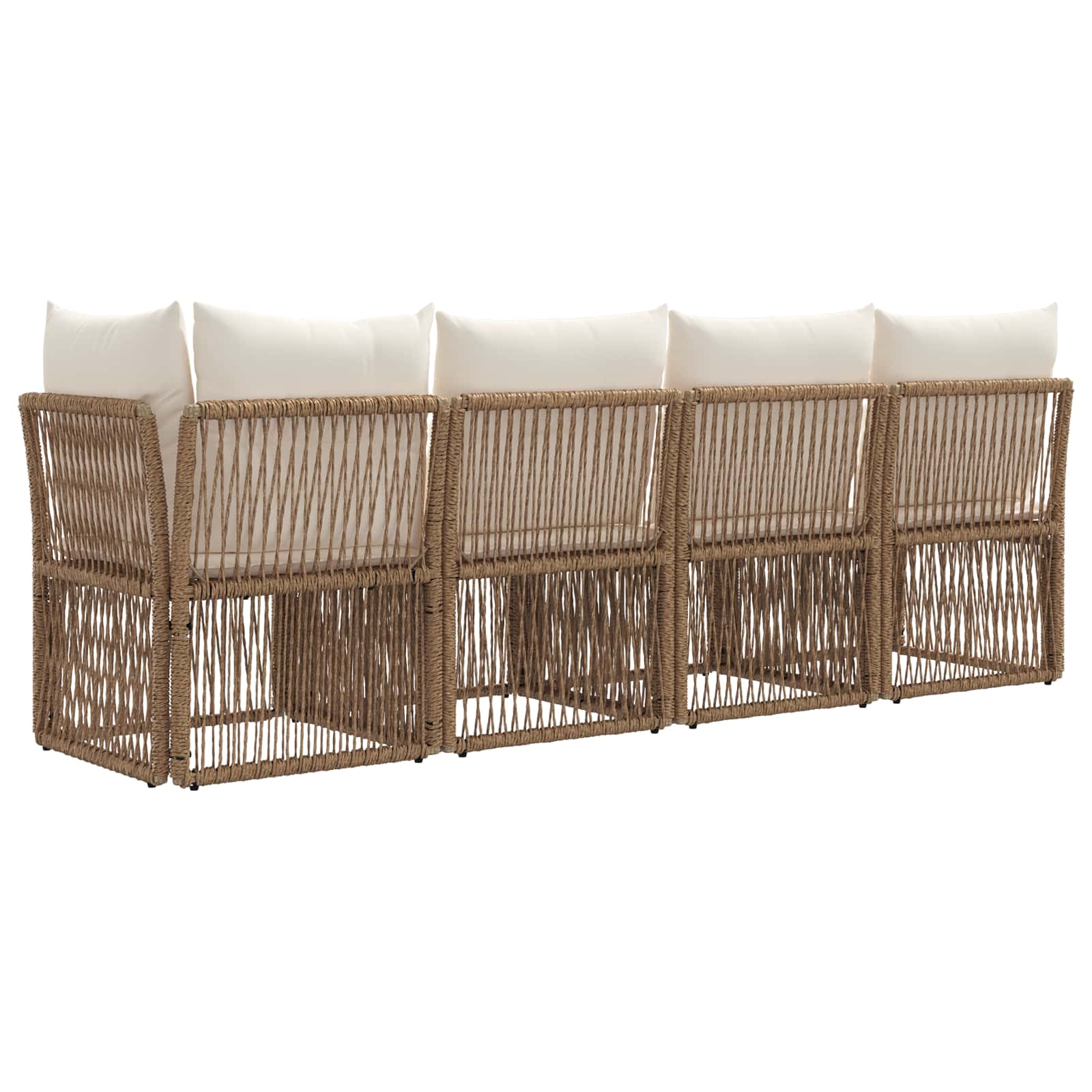 Sofa za 4 osobe s lijevom rukom 4 pcs 4-Broj sjedala Bež