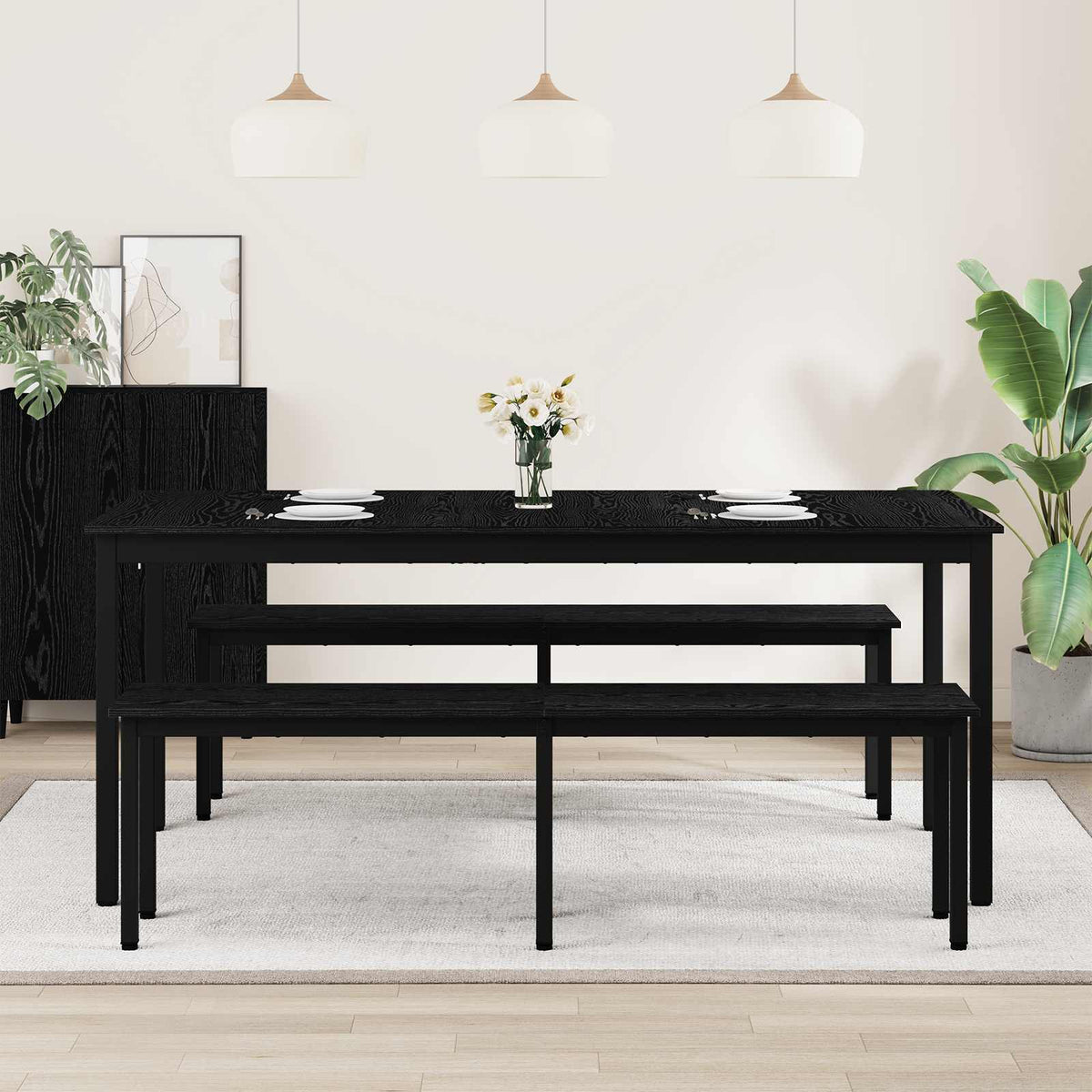 Blagovaonski stolovi 2 pcs 180 x 90 x 75 cm Konstruirano drvo