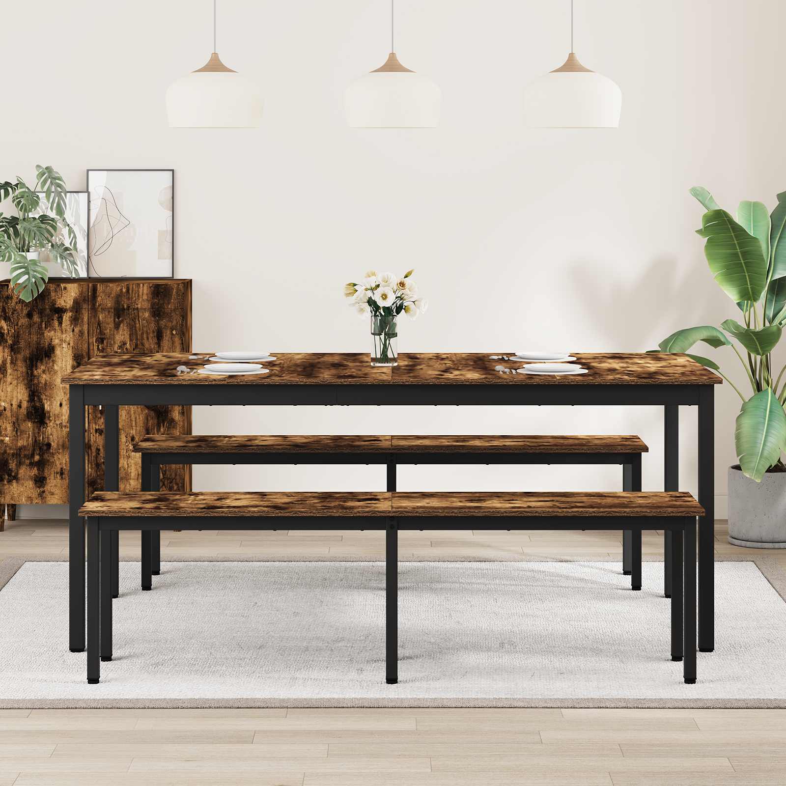 Blagovaonski stolovi 2 pcs 180 x 90 x 75 cm Konstruirano drvo