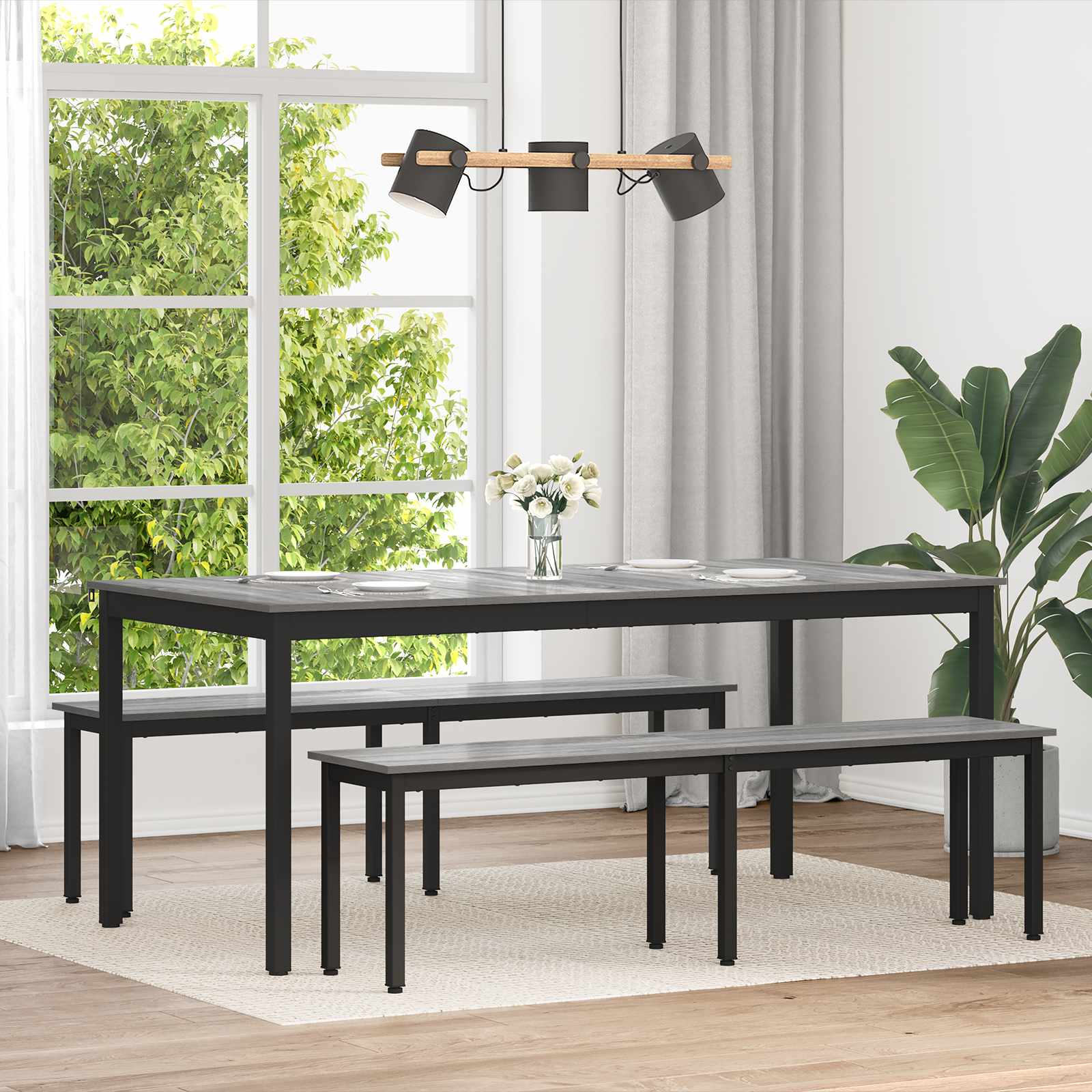 Blagovaonski stolovi 2 pcs 180 x 90 x 75 cm Konstruirano drvo