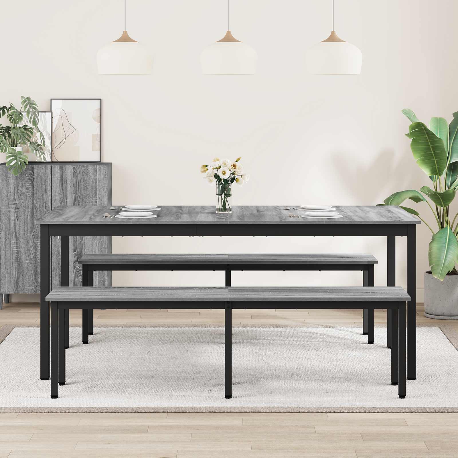 Blagovaonski stolovi 2 pcs 180 x 90 x 75 cm Konstruirano drvo