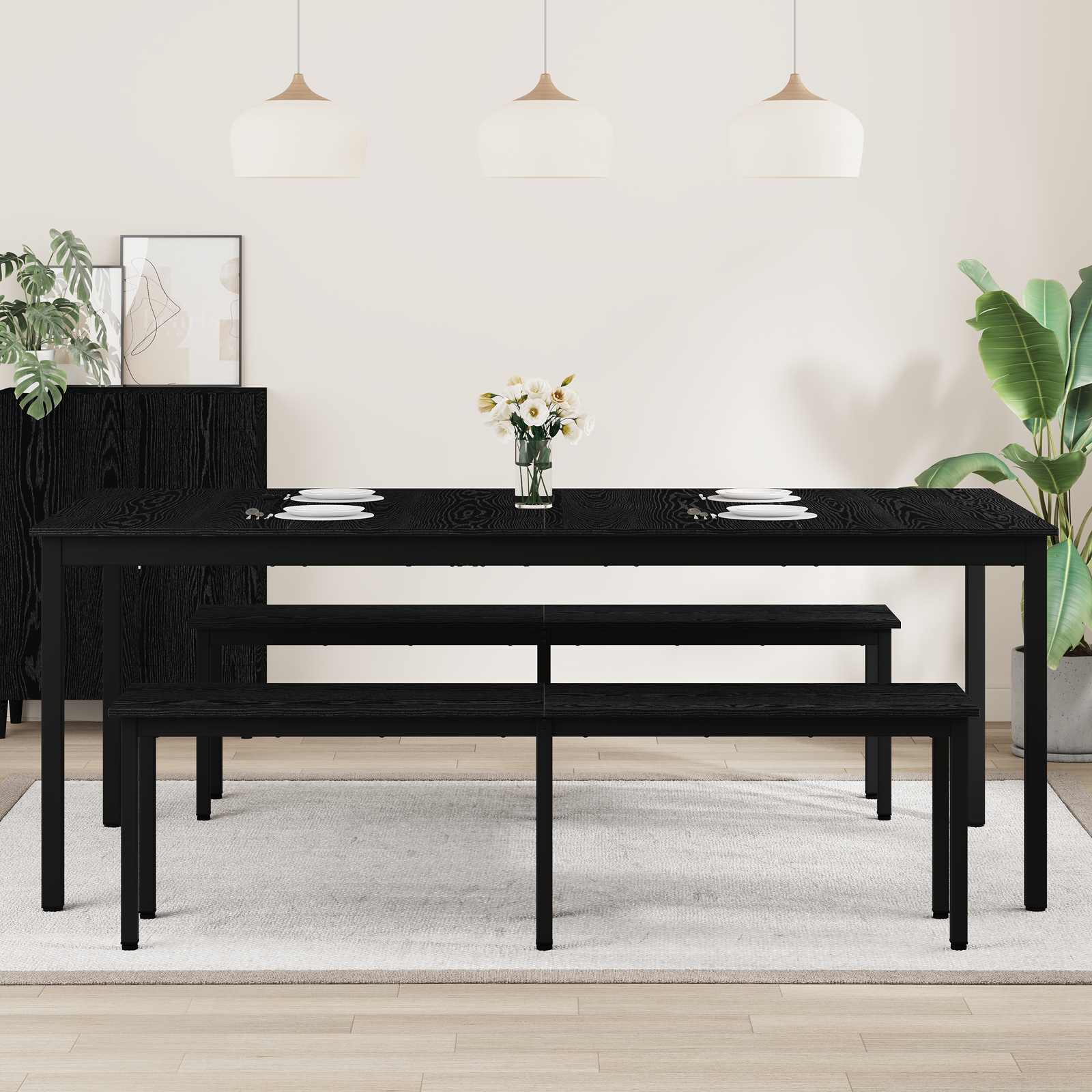 Blagovaonski stolovi 2 pcs 200 x 100 x 75 cm Konstruirano drvo