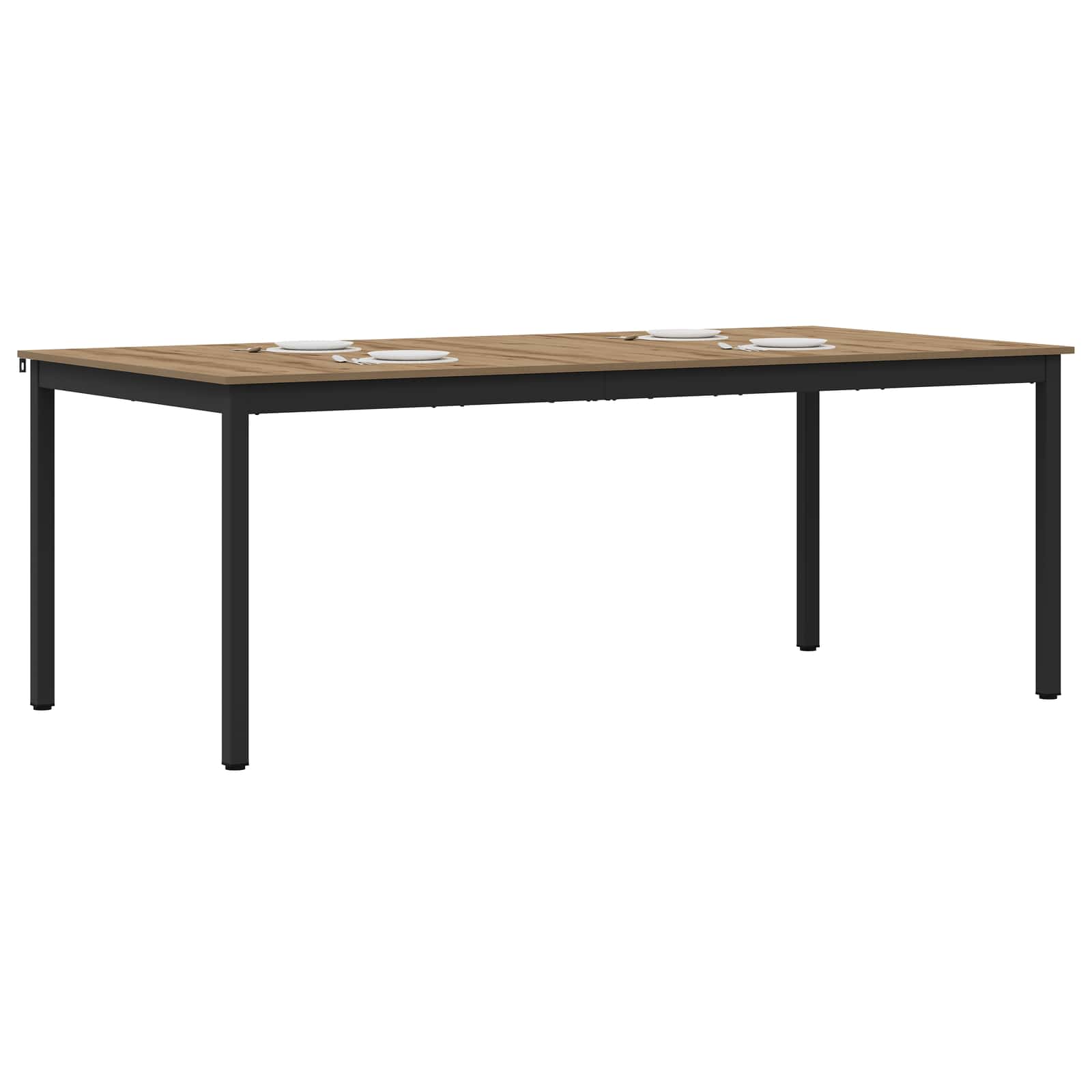 Blagovaonski stolovi 2 pcs 200 x 100 x 75 cm Konstruirano drvo