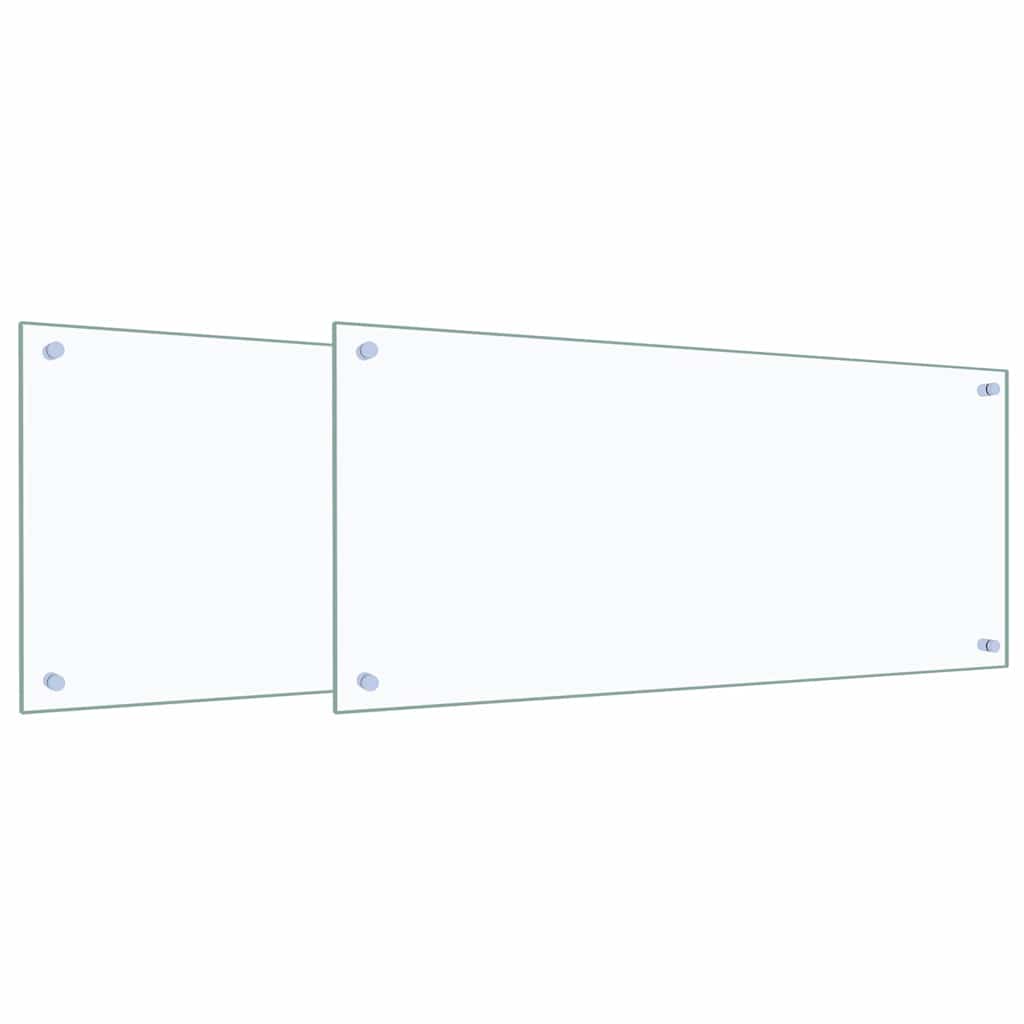 Kuhinjski zid 2 pcs *Transparent*an 90 x 40 cm