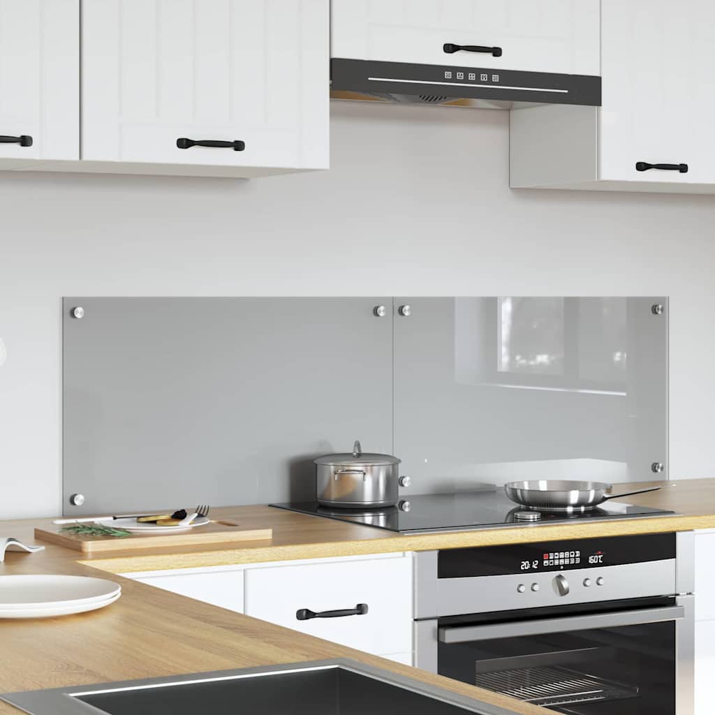 Kuhinjski zid 2 pcs Svijetlo siva 70 x 40 cm